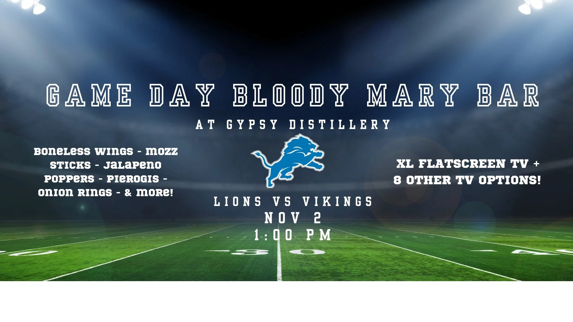 Game Day Bloody Mary Bar