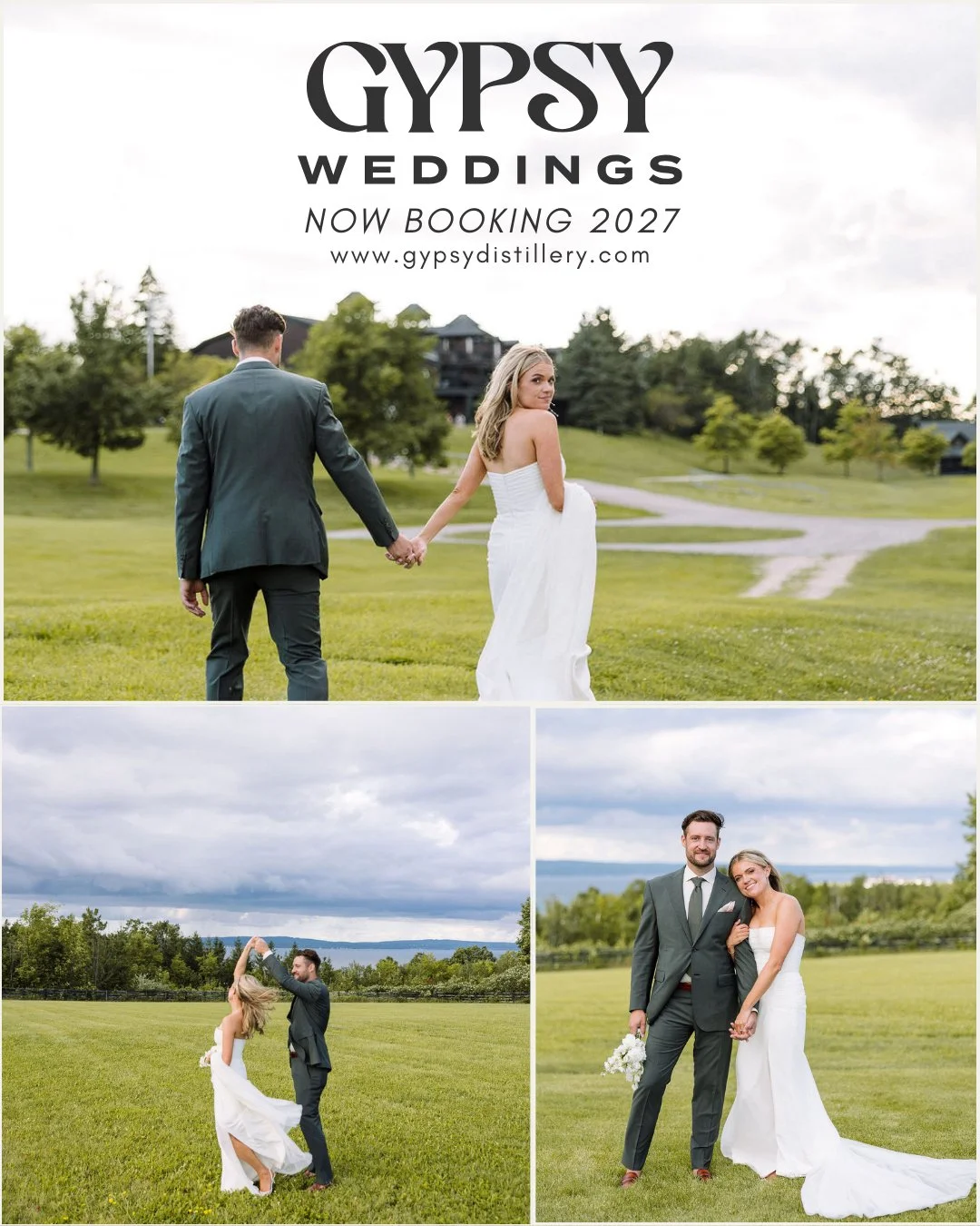 Craft an unforgettable celebration of love at Gypsy Distillery. As a former equestrian center overlooking the pristine waters of Little Traverse Bay, we've got the perfect setting for any vision. Whether you're planning an intimate gathering or a gra