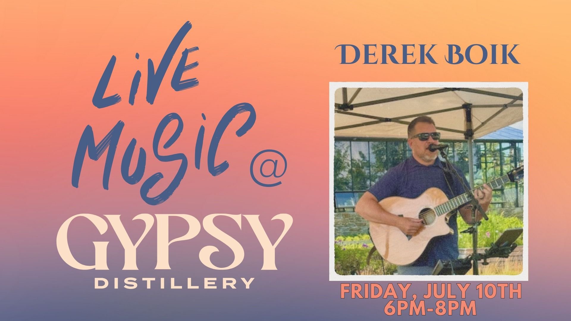 Live Music: Derek Boik
