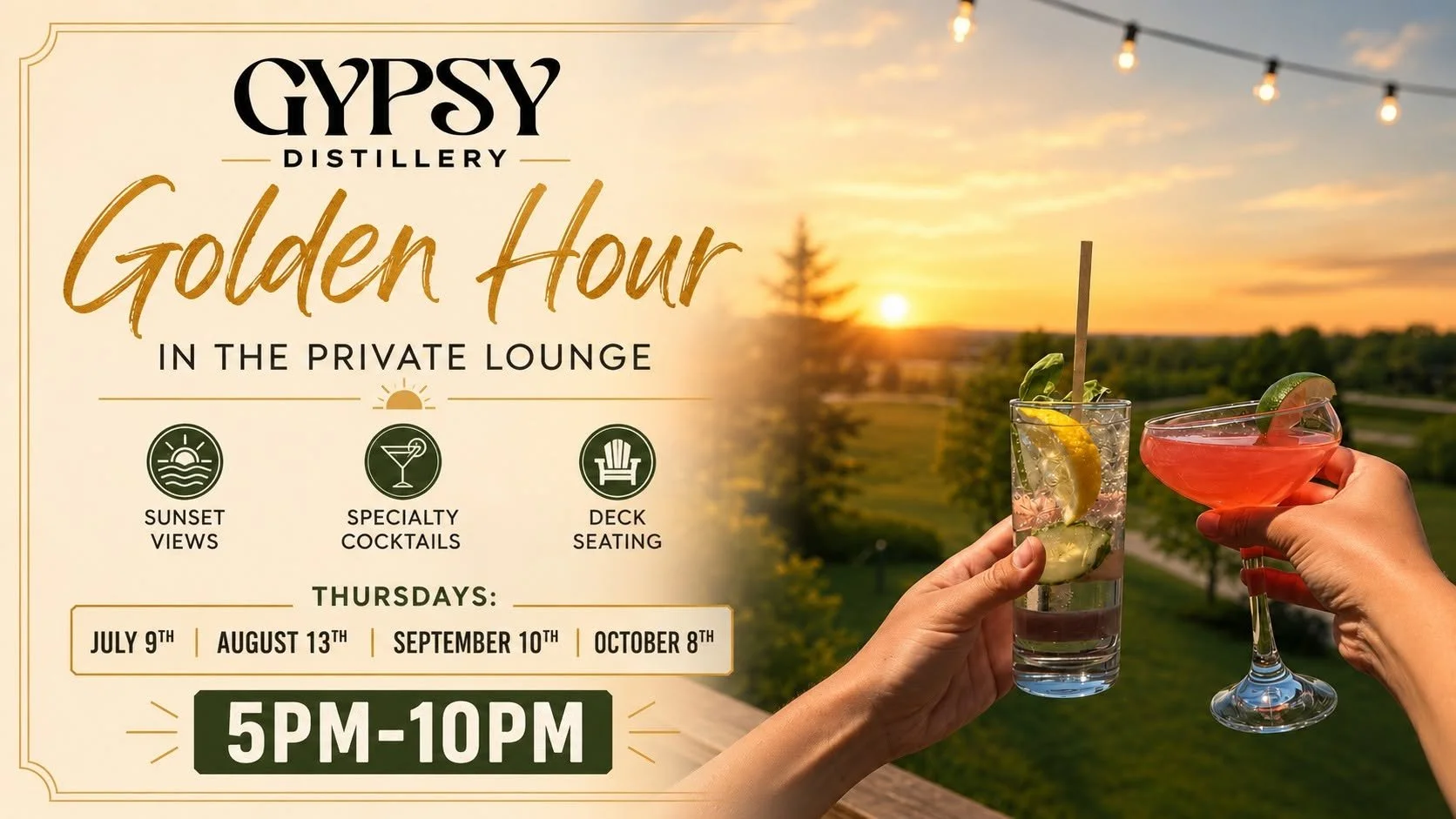 Golden Hour in The Private Lounge