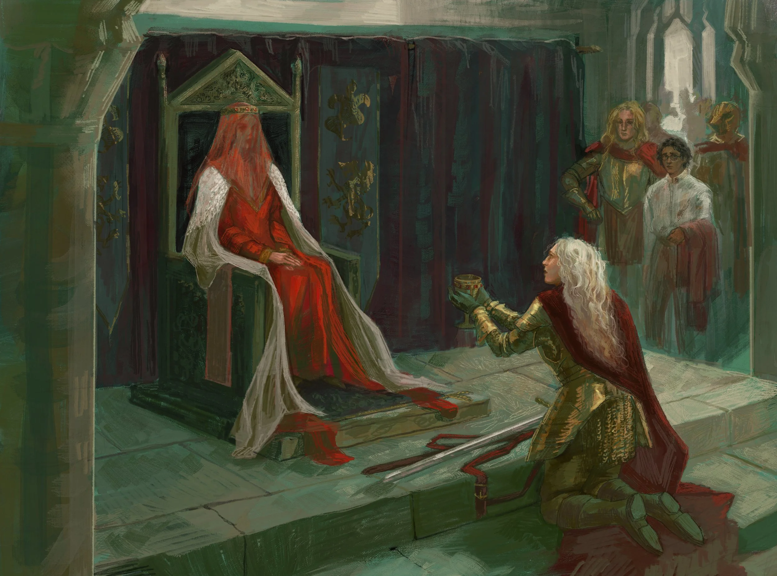 Endpaper Illustration, Owlcrate The Everlasting