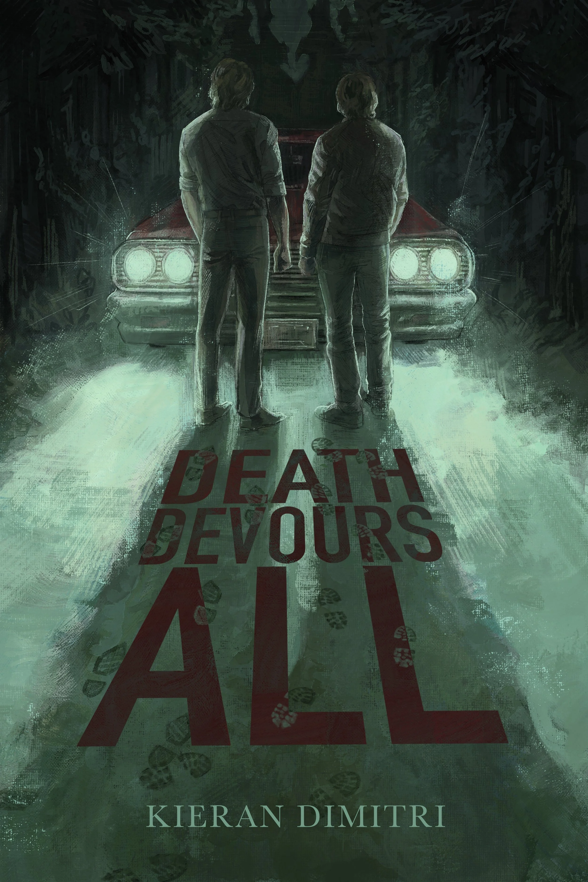 Cover Illustration, Death Devours All by Kieran Dimitri