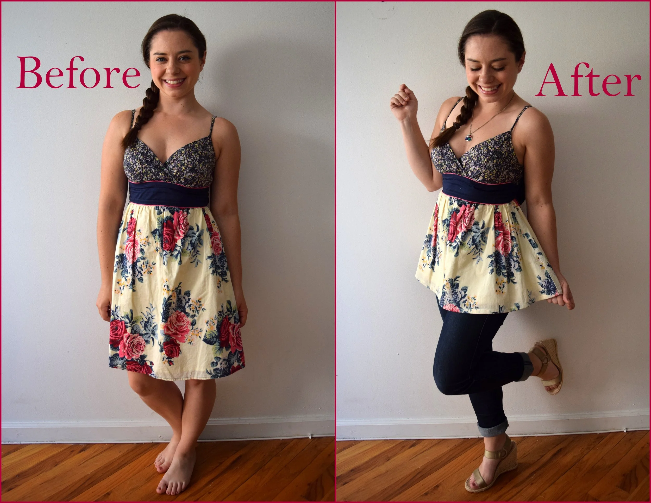 Refashion Your Summer Wardrobe - Dress to Top Refashion