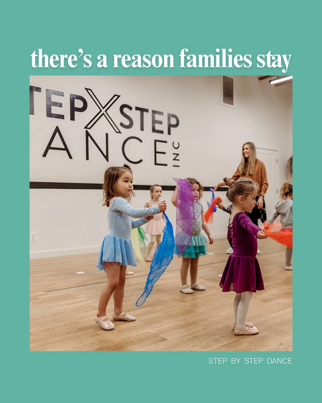 when parents find a place where their child feels confident, cared for, and encouraged, they stop looking elsewhere.⁠
⁠
for more than 25 years, Step by Step has been that place for families.⁠
#trusted #stepbystep #sandiegodance #danceclass