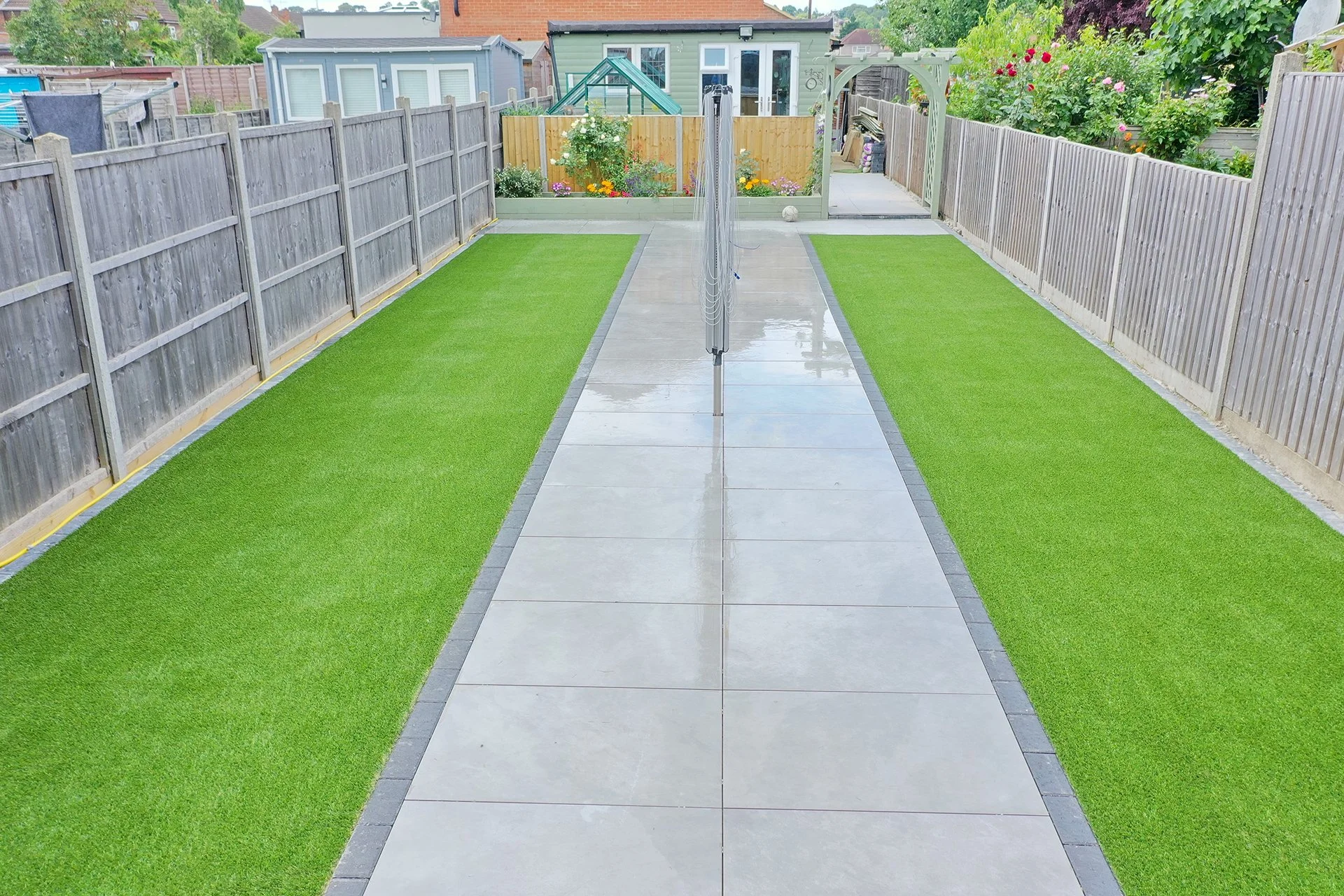 Nu Scape artificial lawn and garden design