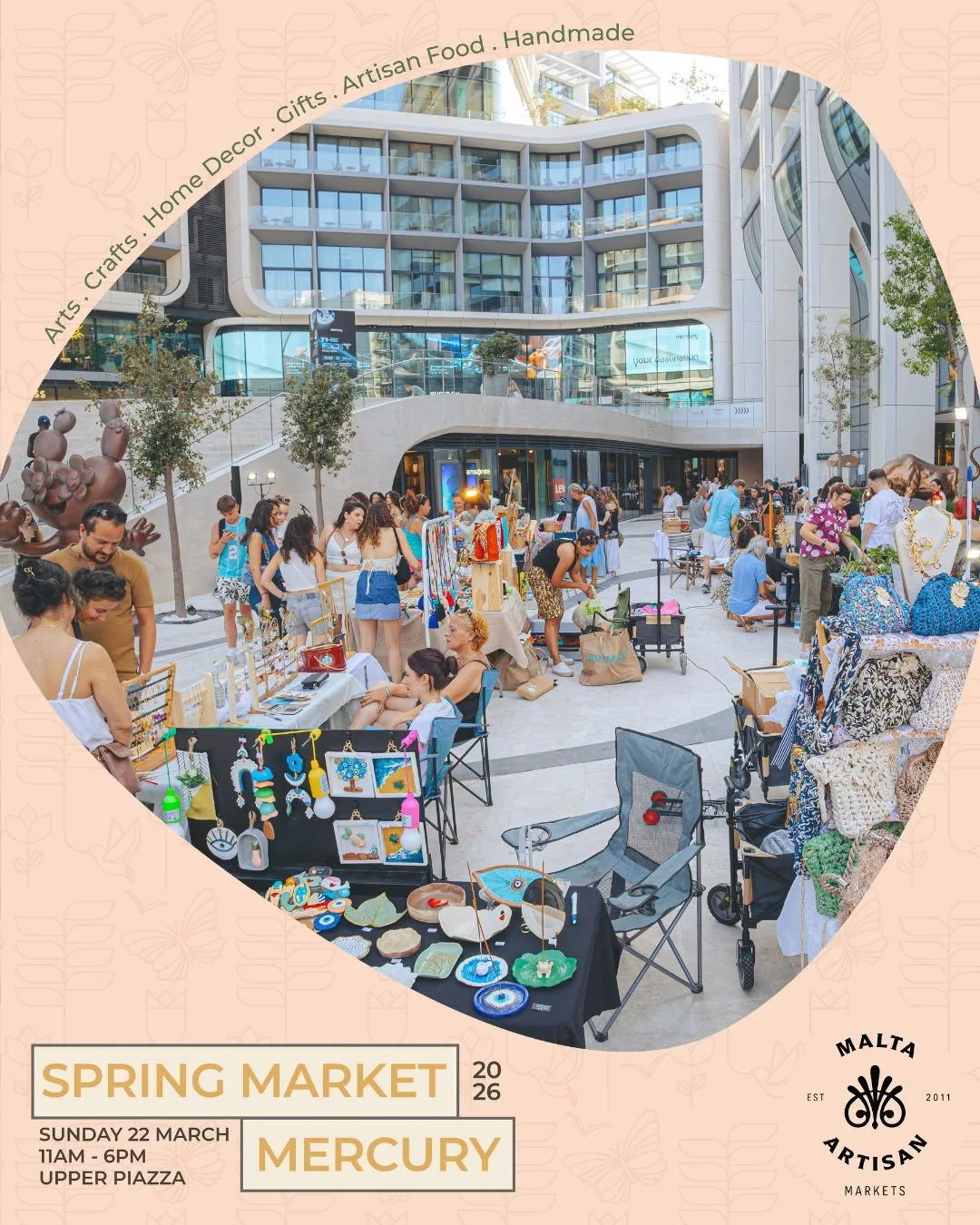 Peprin at the Spring Malta Artisan Market at the Mercury Towers