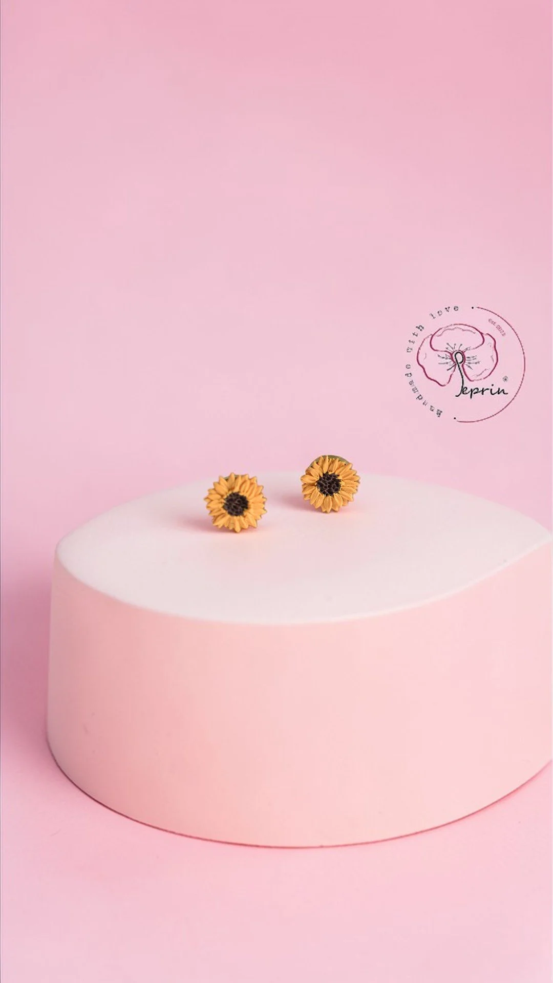 Petite Gold Sunflower Studs