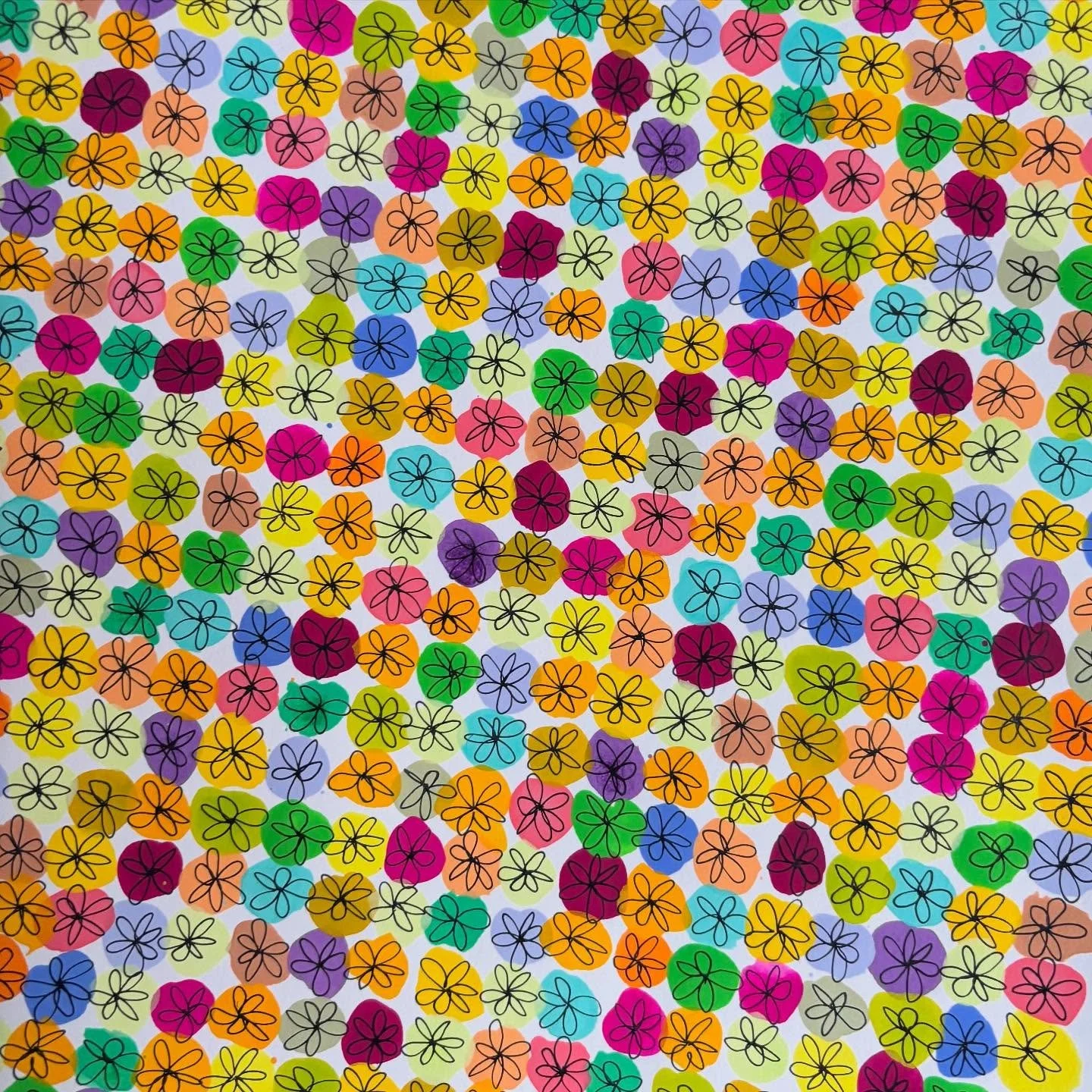 Not entirely sure how many blooms I&rsquo;ve drawn since &lsquo;blooms for the gloom&rsquo; but it&rsquo;s in the thousands and thousands .