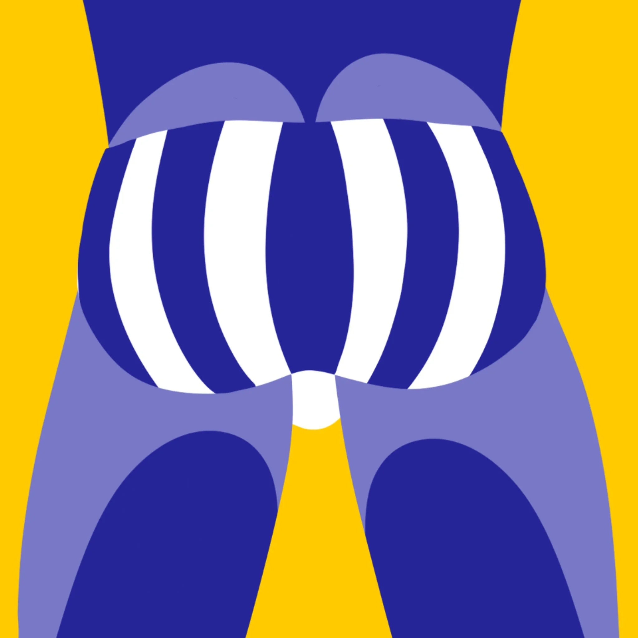 carreaux de ciment - L'homme en slip - Carreaux de ciment artisanaux 20x20 - carton de 16 carreaux - César Bazaar - Atelier de fabrication de carreaux de ciment