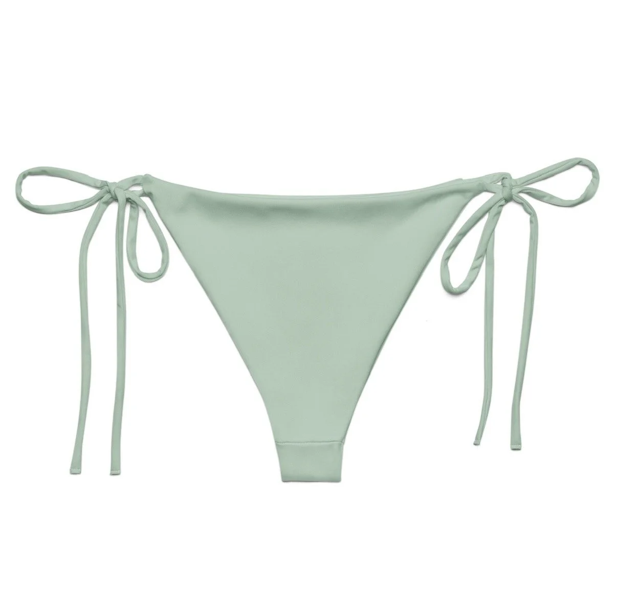 Coral Sage String Bikini Bottom