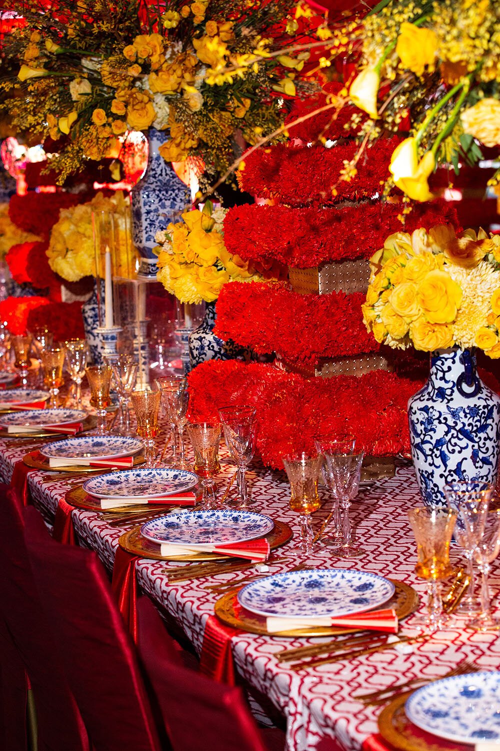 Chinese New Year Party with Stunning Cherry Blossom Accents