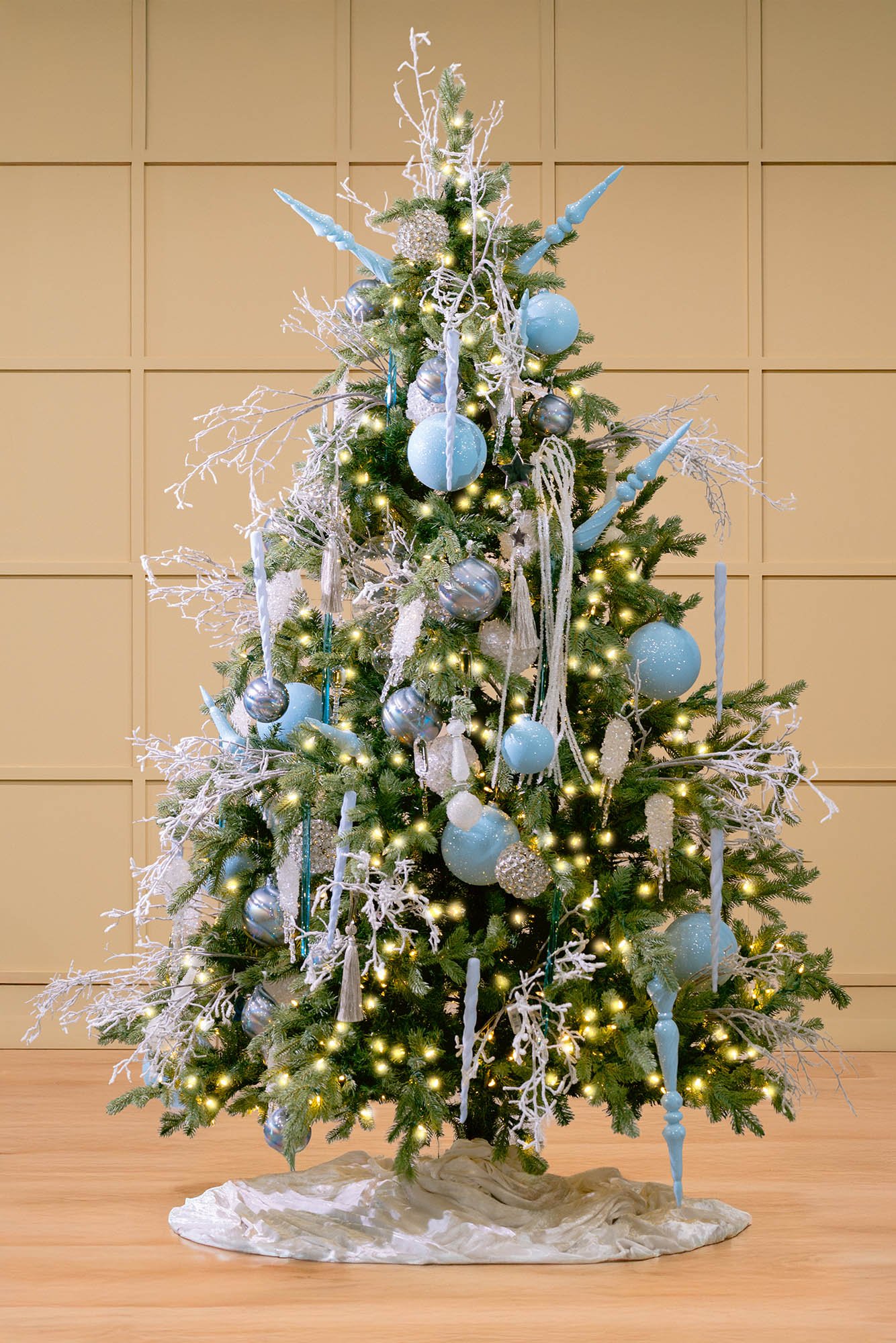 Blue &amp; Silver Christmas Tree