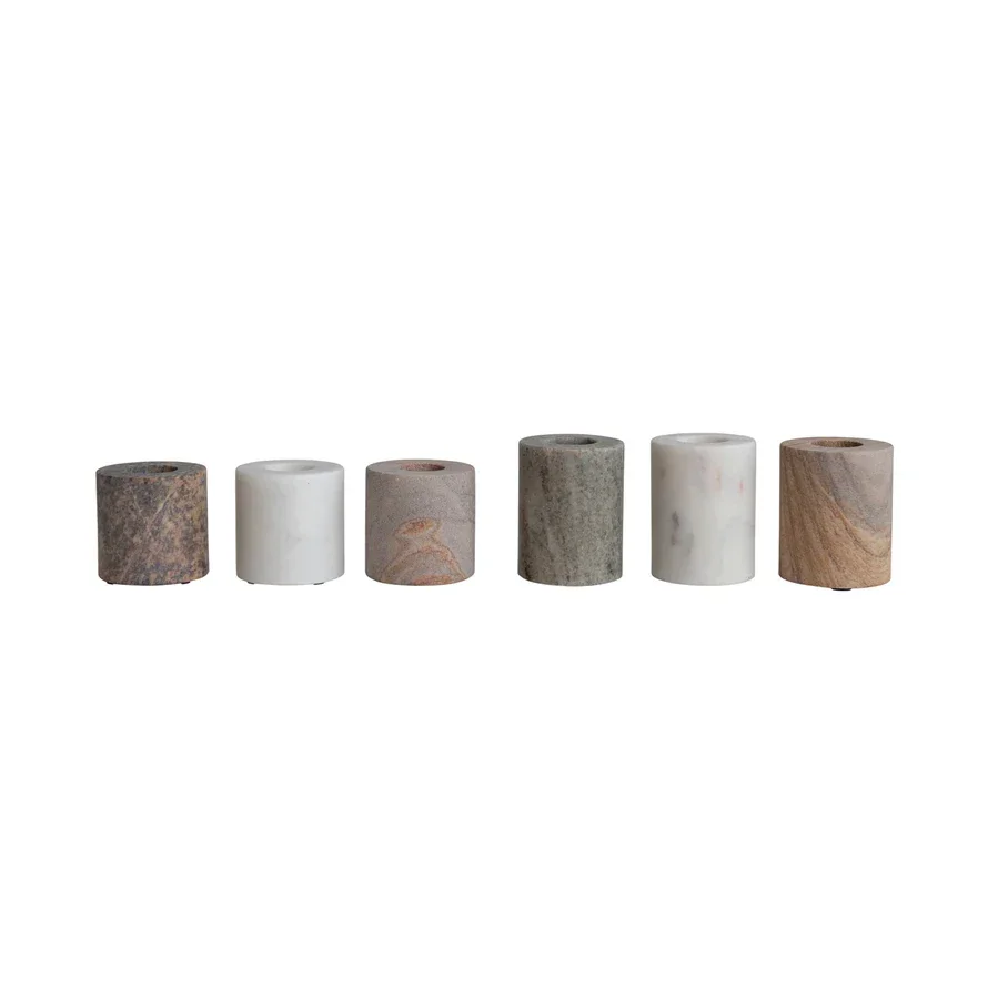 Stone Candle Holders