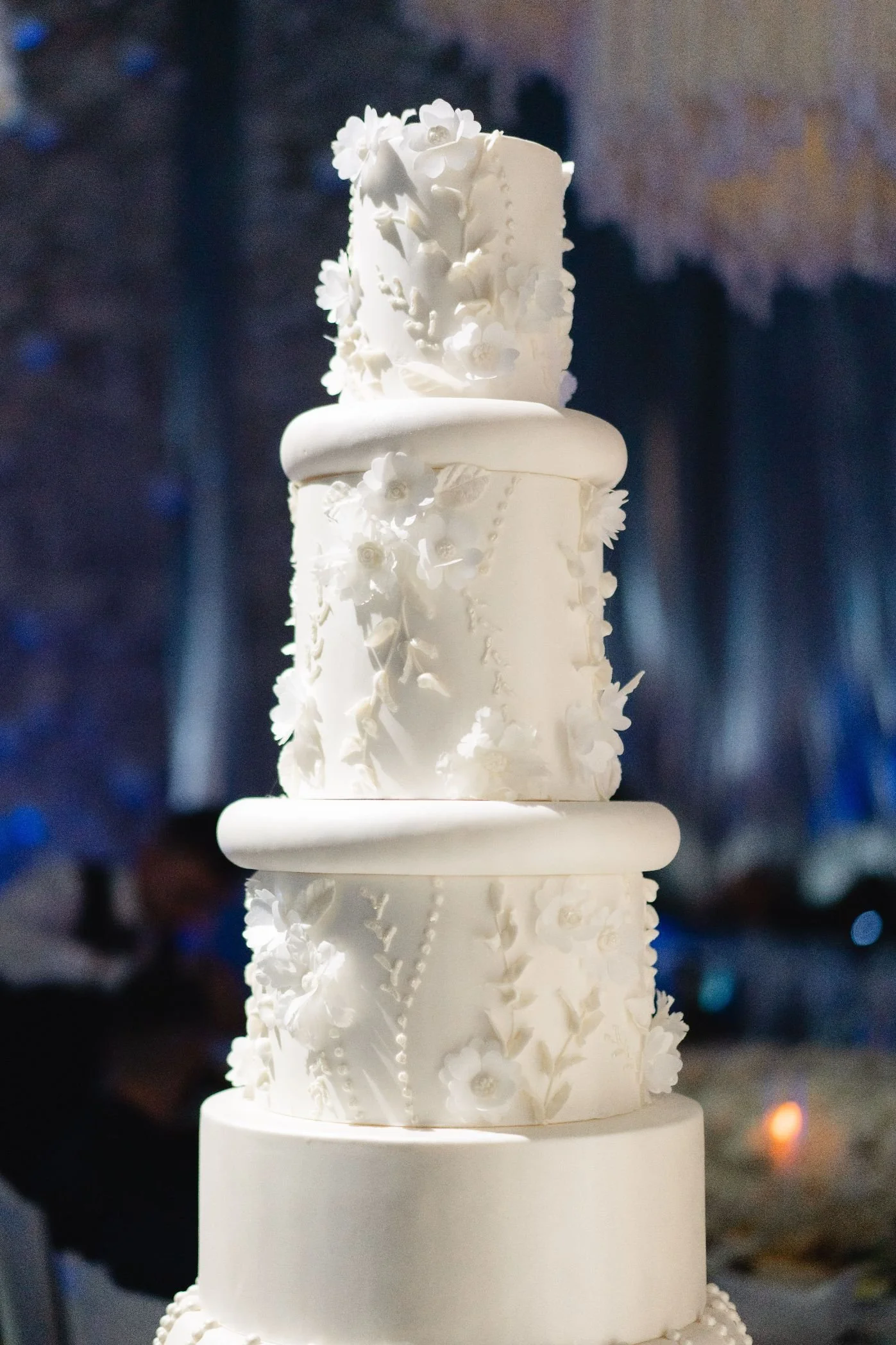 Elegant Wedding Cake with Refined Details Styled within a Wedding Planner and Event Design Setting