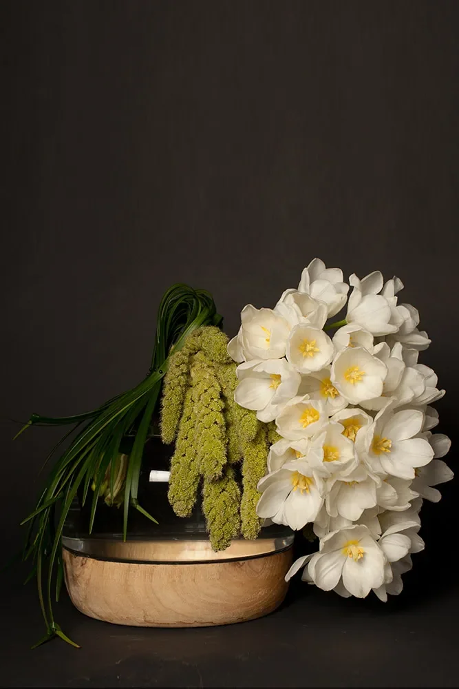 Whole home floral design and subscription service by Eddie Zaratsian — Los Angeles residential flower design