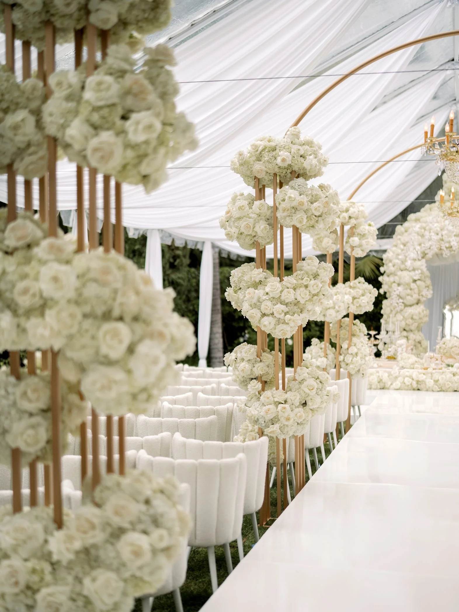 Wedding Planner in Beverly Hills Designing an All-White Persian Wedding with Modern Elegance