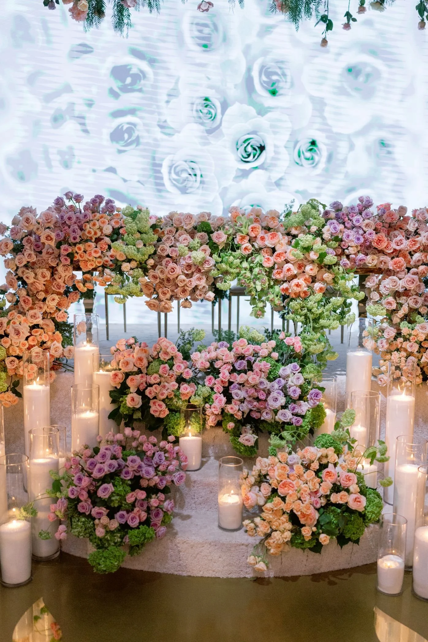 Wedding Planner Managing a Romantic Wedding Experience with Layered Floral Design at Taglyan Cultural Complex