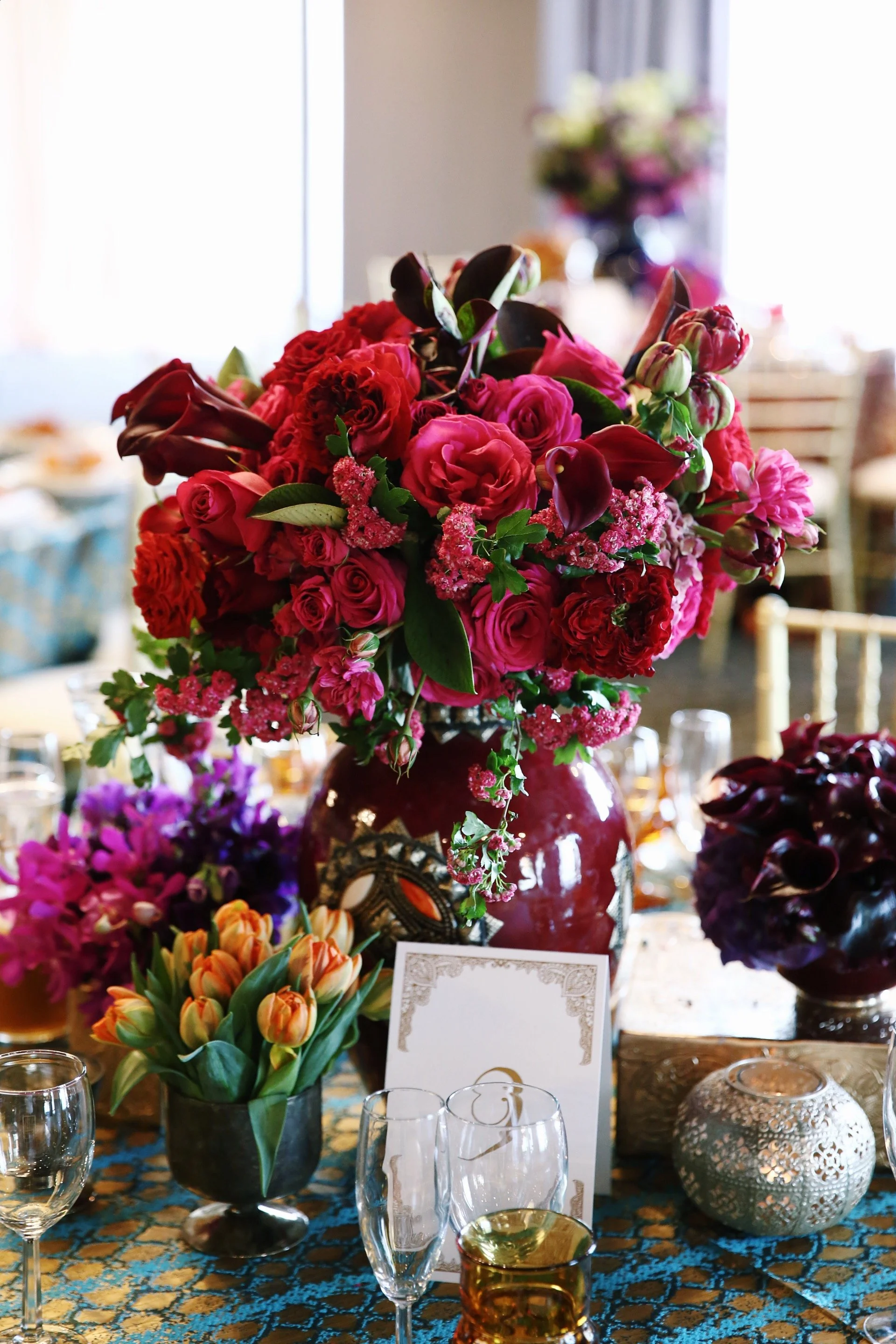Event Designer Creating a Styled Party Environment with Custom Décor