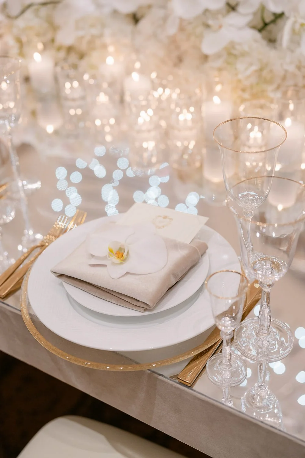 Wedding Decor Featuring a Custom Seating Design with Clean, Personalized Design