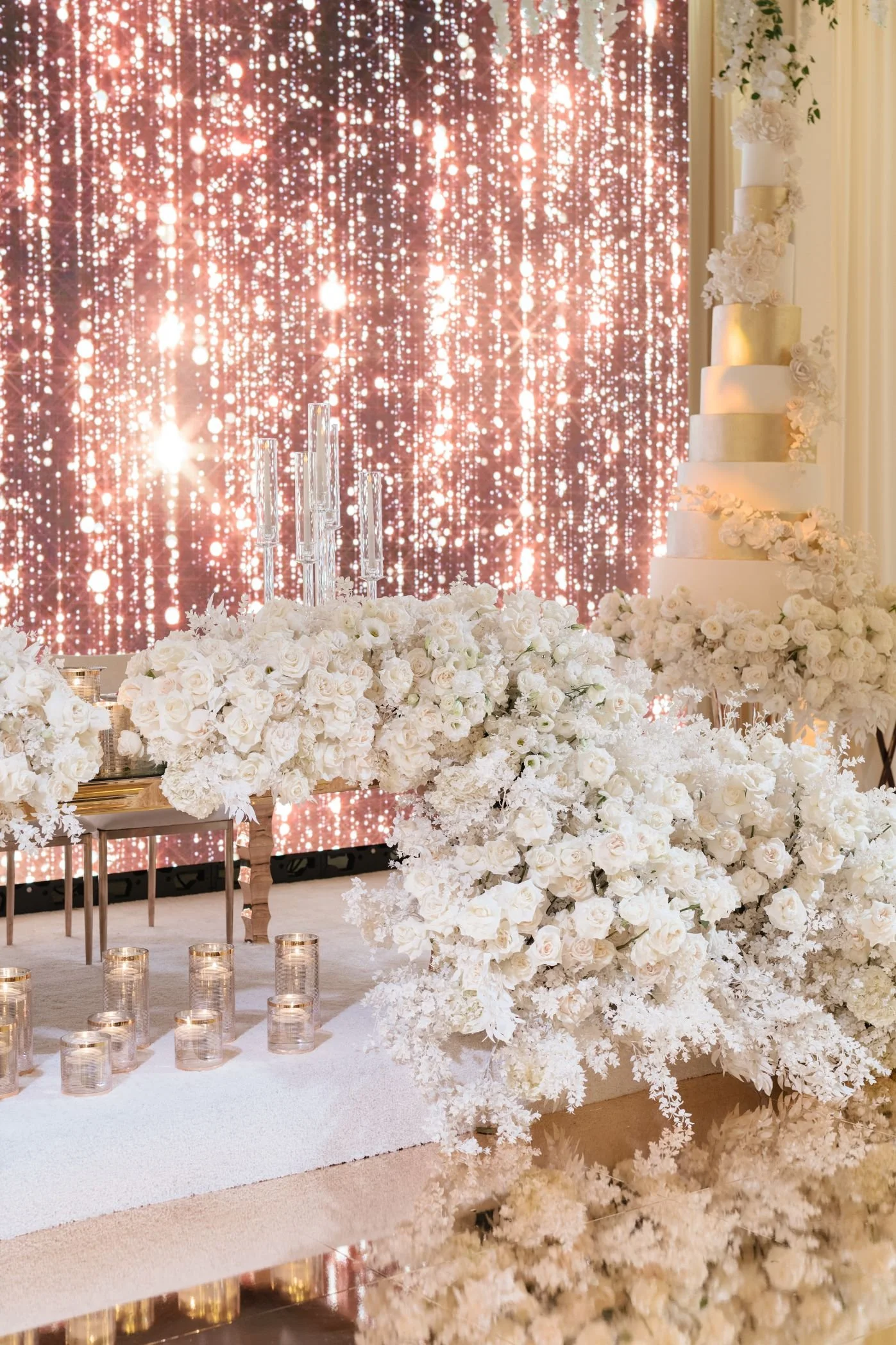 Luxury Wedding Planner and Event Design Designing a Celebration with Warm Lighting and a Luminous Ambiance