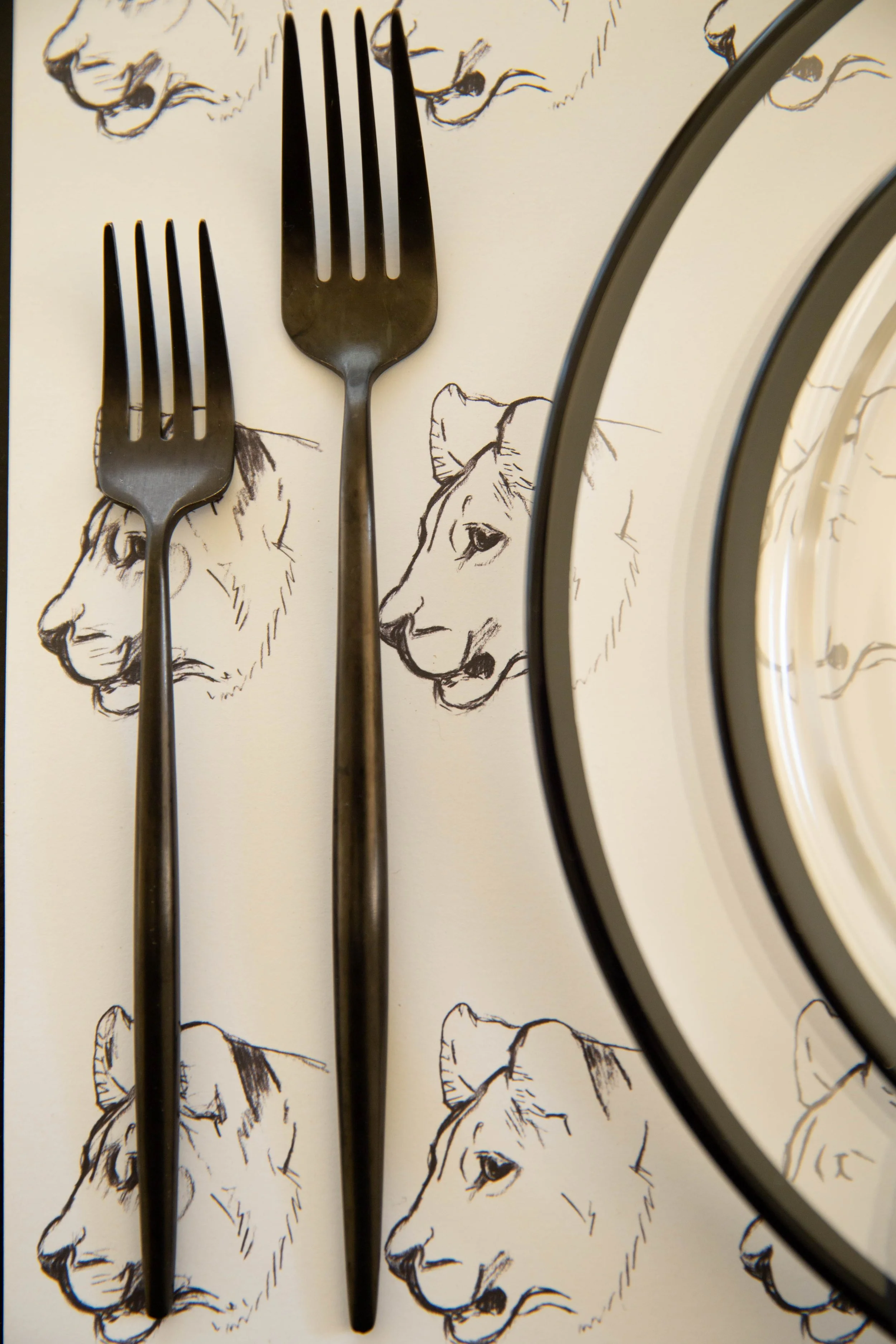 Party Planner and Event Producer - Safari Themed Baby Shower Custom Placemats for Table Decor