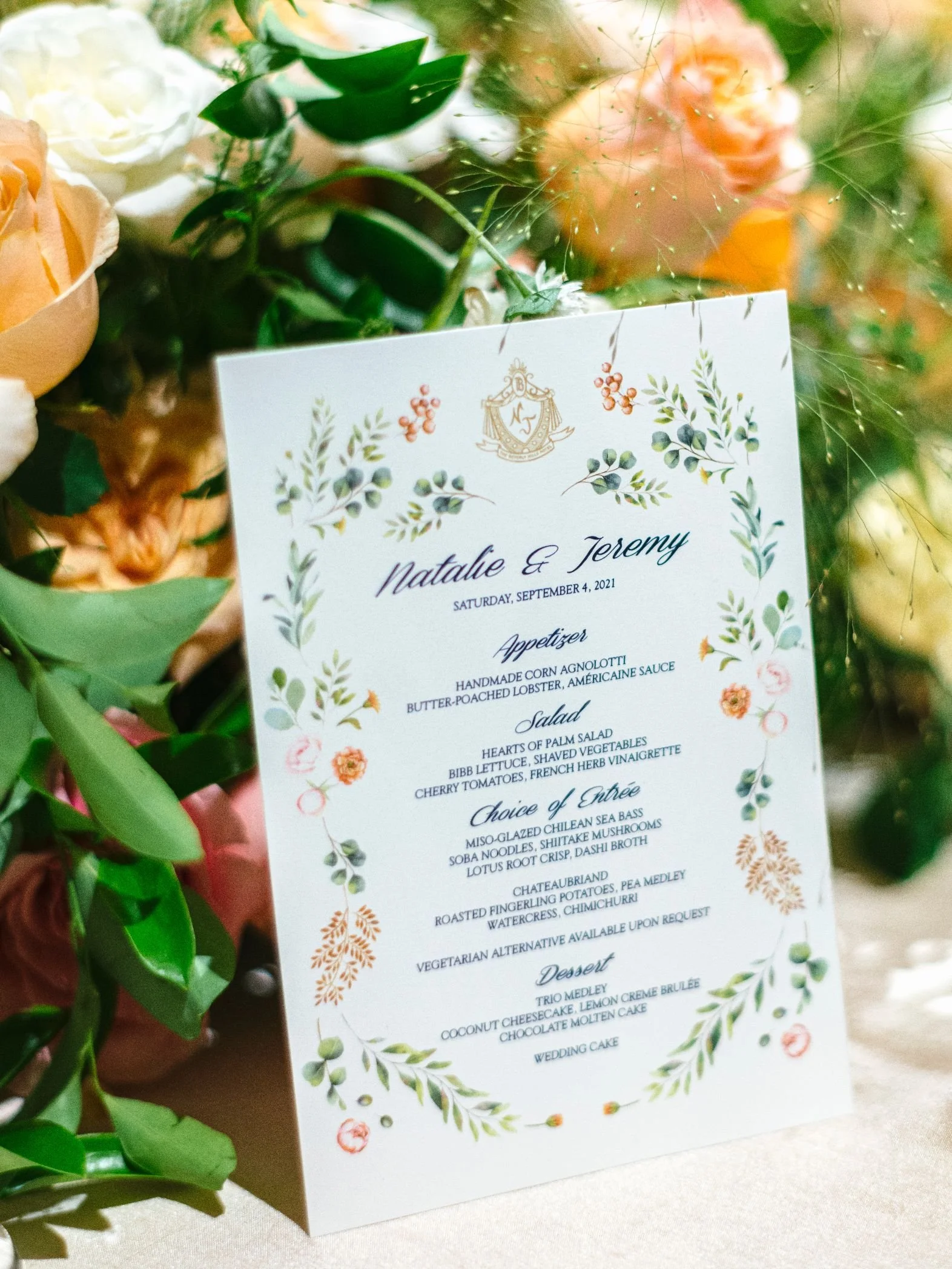 Playful Spring Wedding Invitation with Soft Green and White Details Styled for a Beverly Hills Hotel Celebration