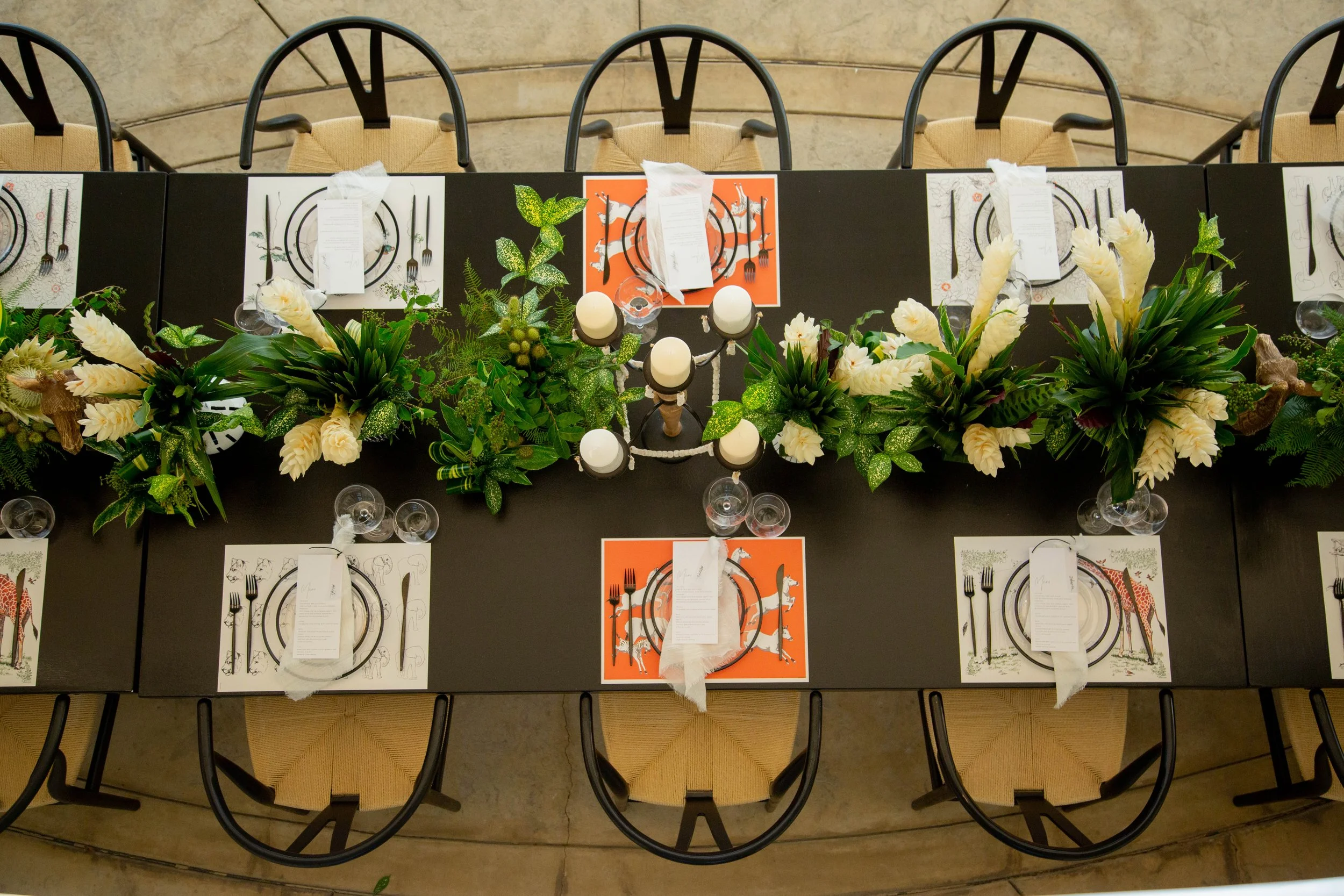 Party Planner and Event Producer - Safari Themed Baby Shower Table