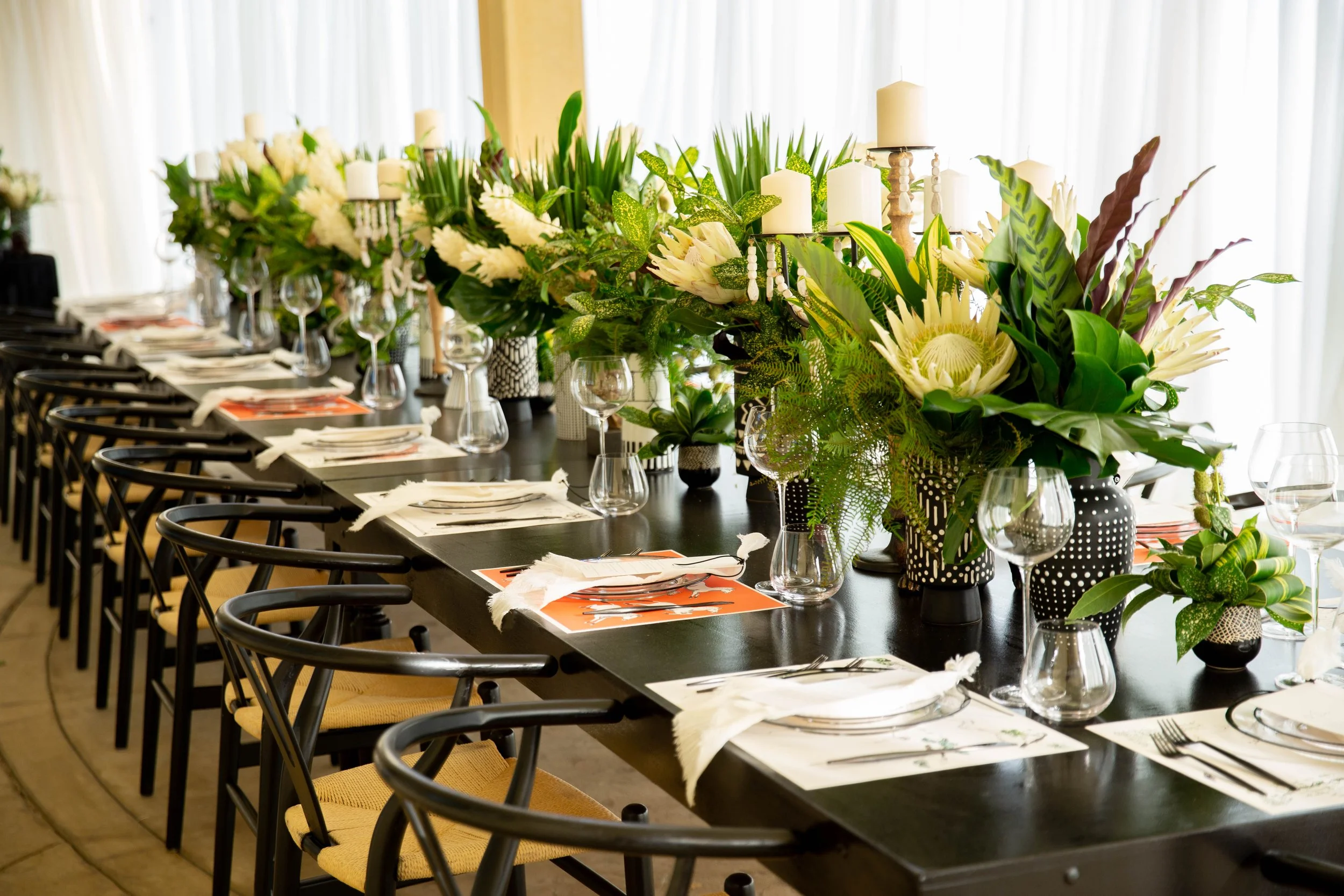 Party Planner and Event Producer - Safari Themed Baby Shower Florals and Table Plating