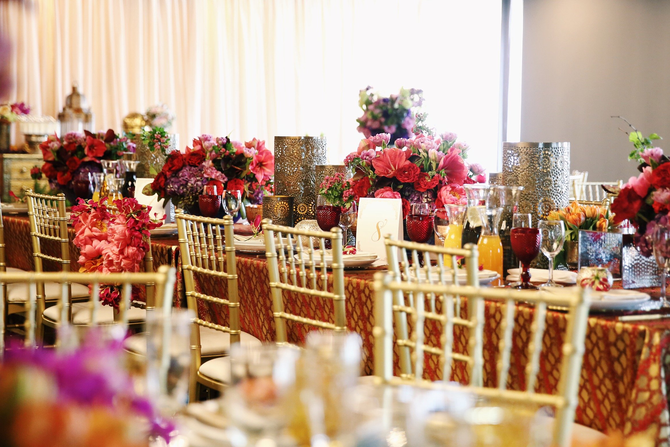Event Designer Designing a Modern Celebration with Layered Details