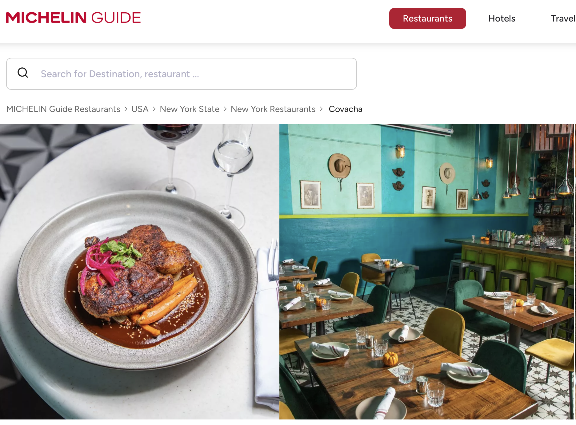 Covacha Receives Michelin Bib Gourmand Recognition Again in 2025