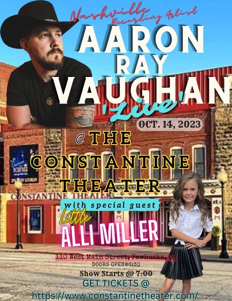 Aaron Ray Vaughan Live @ The Constantine Theater