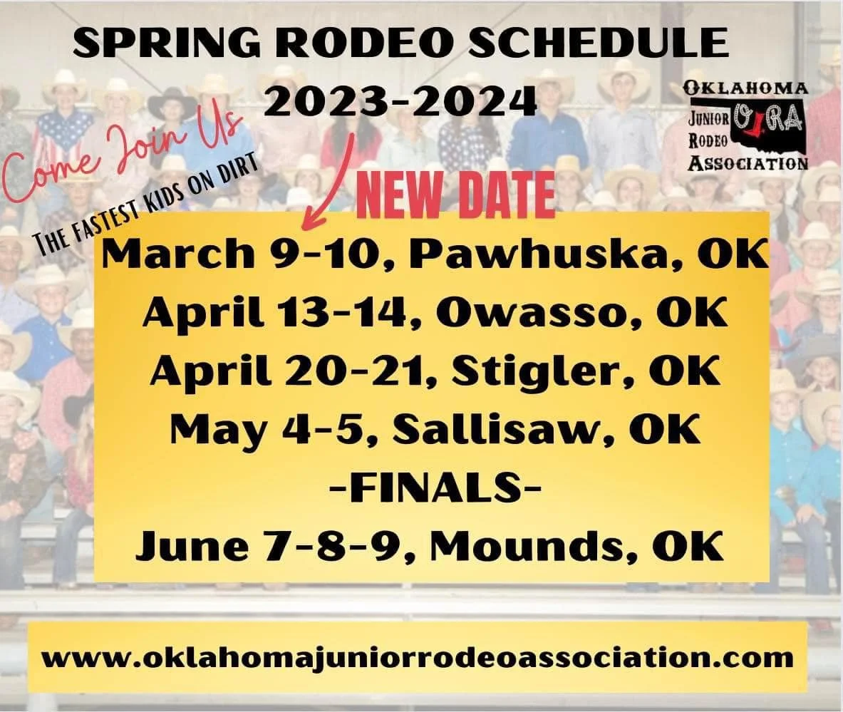 Oklahoma Junior Rodeo Association - Spring Rodeo in Pawhuska 