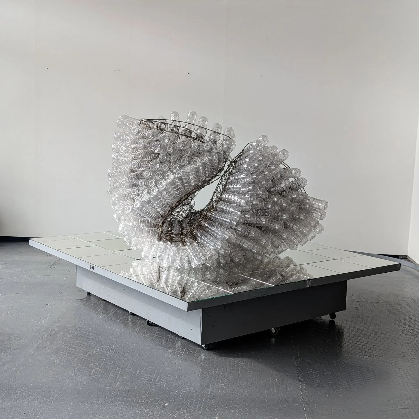 "Rise," 6' x 6' x 4'
Post-consumer plastic, steel, mirrored pedestal