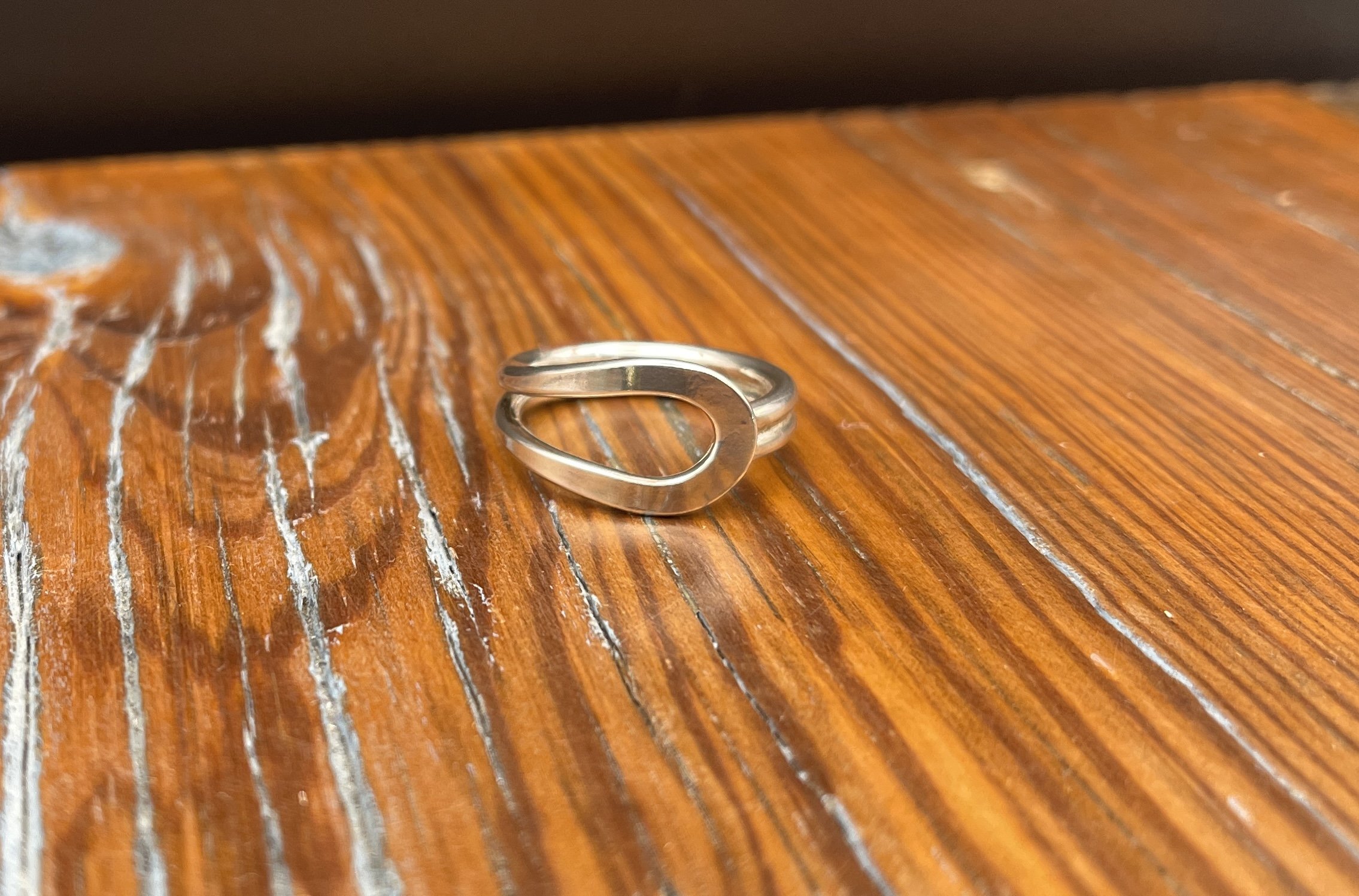 Sterling Silver Loop Ring