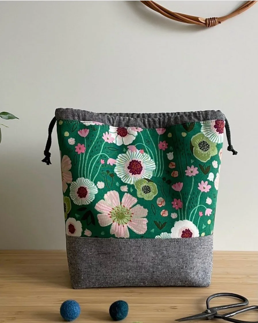 A simple Drawstring Bag is one of my all time favorite things to sew when I don&rsquo;t have much time, but I still want to create something easy and useful. Scroll to see some of my favorites I sewn over the years.

These drawstring bags are perfect