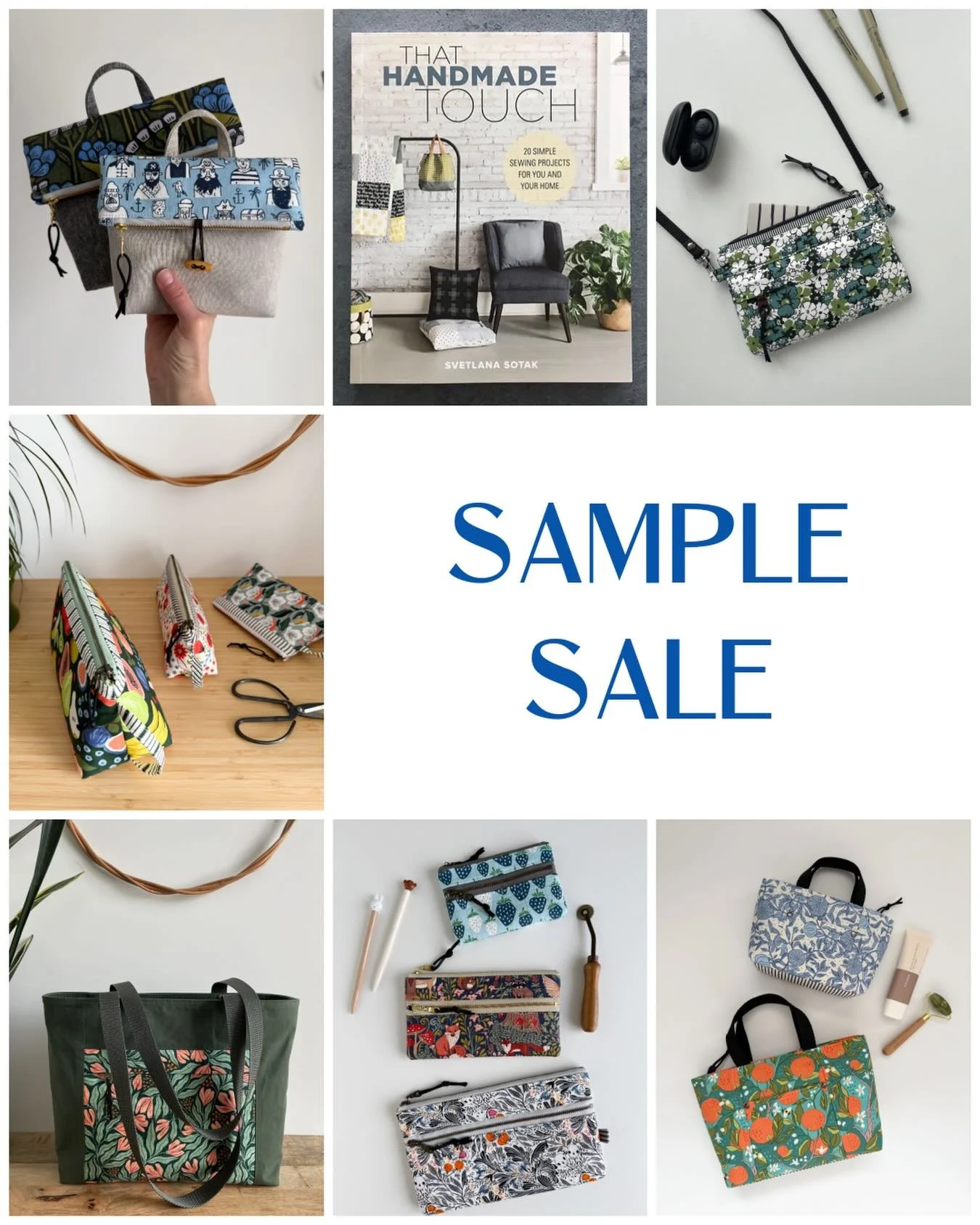 My Sample Sale is now live, yay!

Hop on over to my shop (link is in my bio) to check out my finished bags and pouches for sale.

All the items are made by me, and are one of a kind. So, if you see something you fancy, grab it before it&rsquo;s gone 