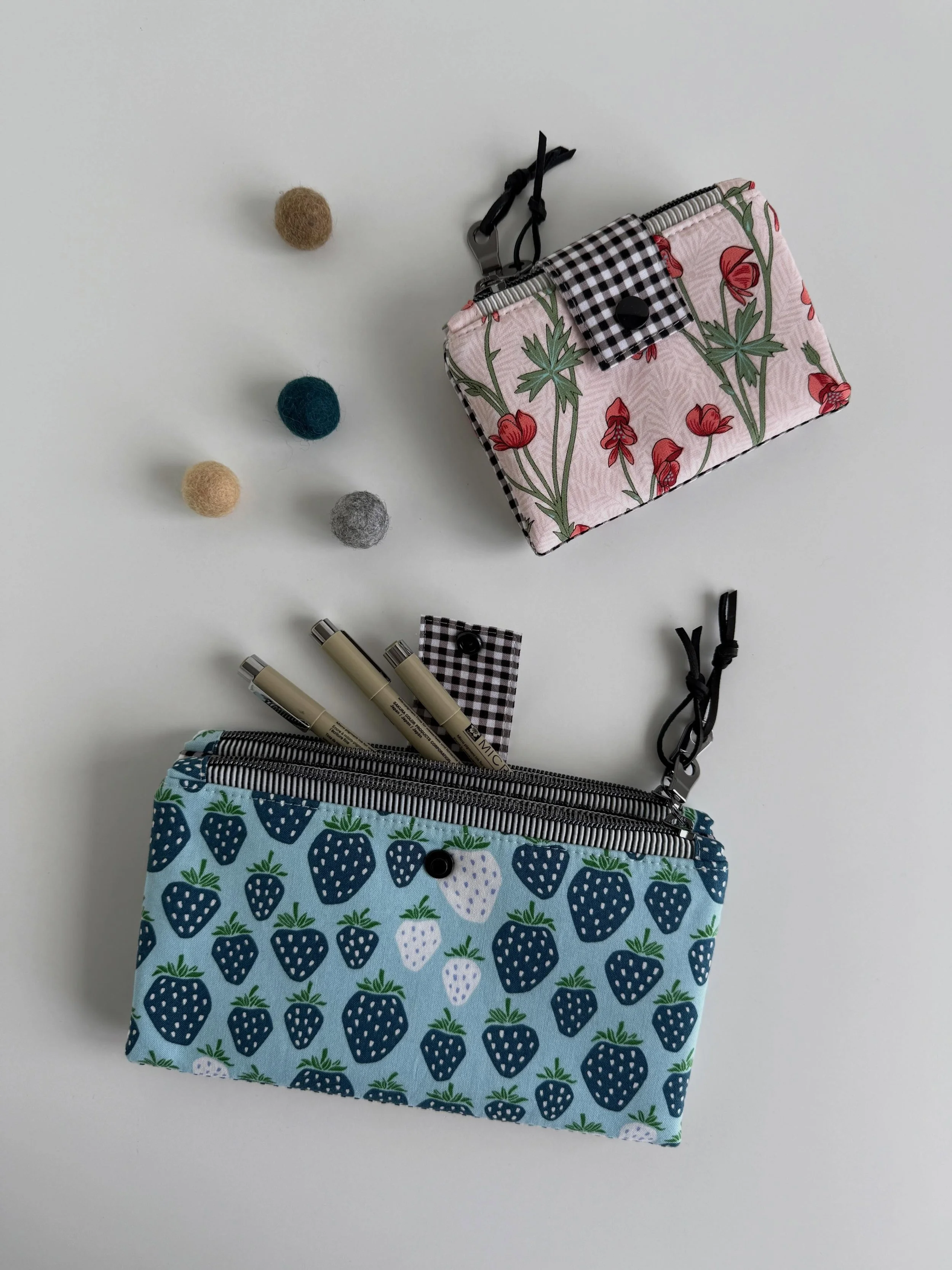 Two In One pouch was one of the very first patterns I designed years ago when I started on this wonderful, creative journey. And now it felt like the perfect time to revisit this cutie and refresh the instructions to bring it more in line with my rec