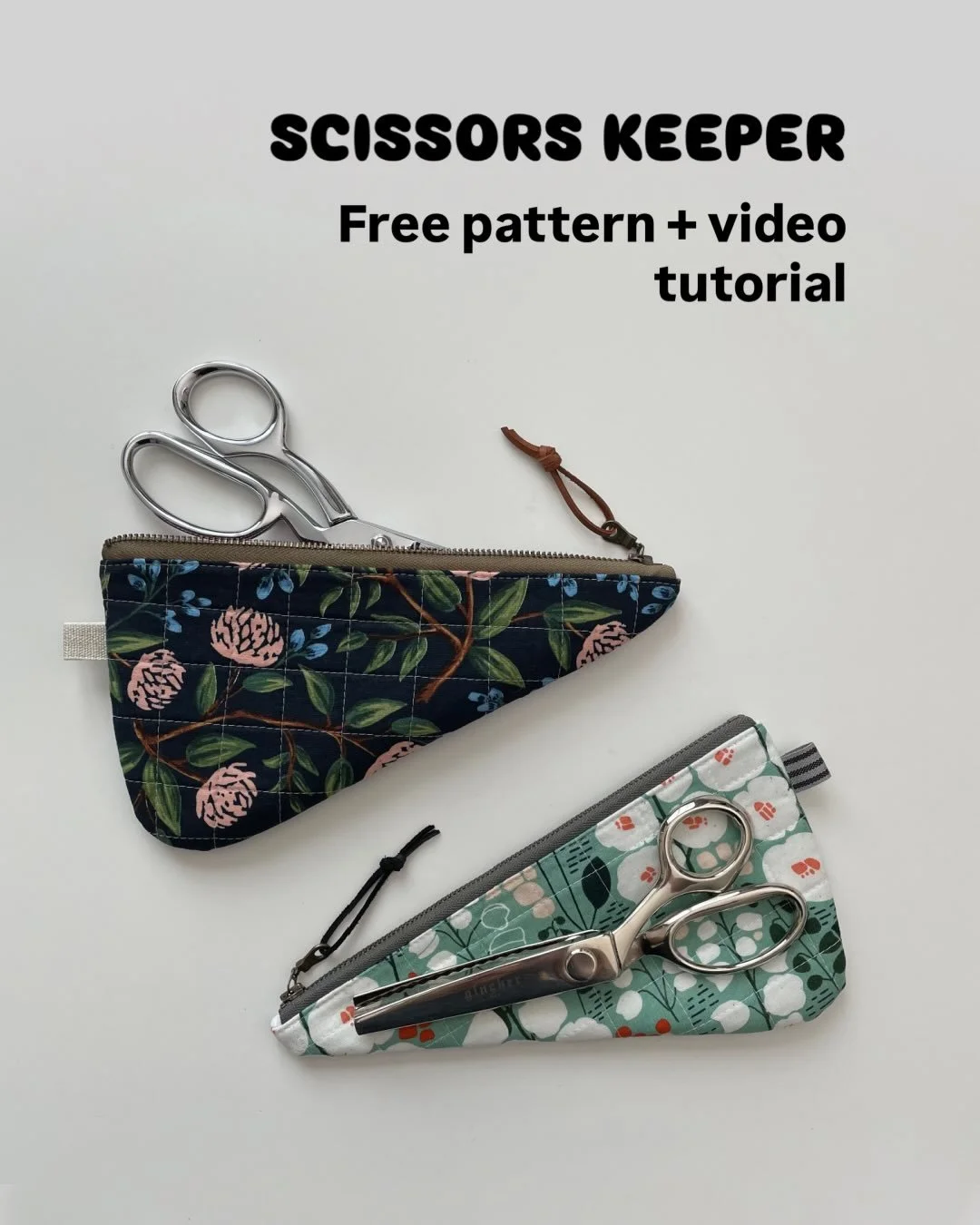 Are you looking for a fun, but also useful and practical project to sew? Then check out my free pattern + video tutorial on my blog and YouTube channel (links are in my bio).

Happy sewing, friends 😘

#sotakhandmade #scissorspouch #scissorskeeper #s