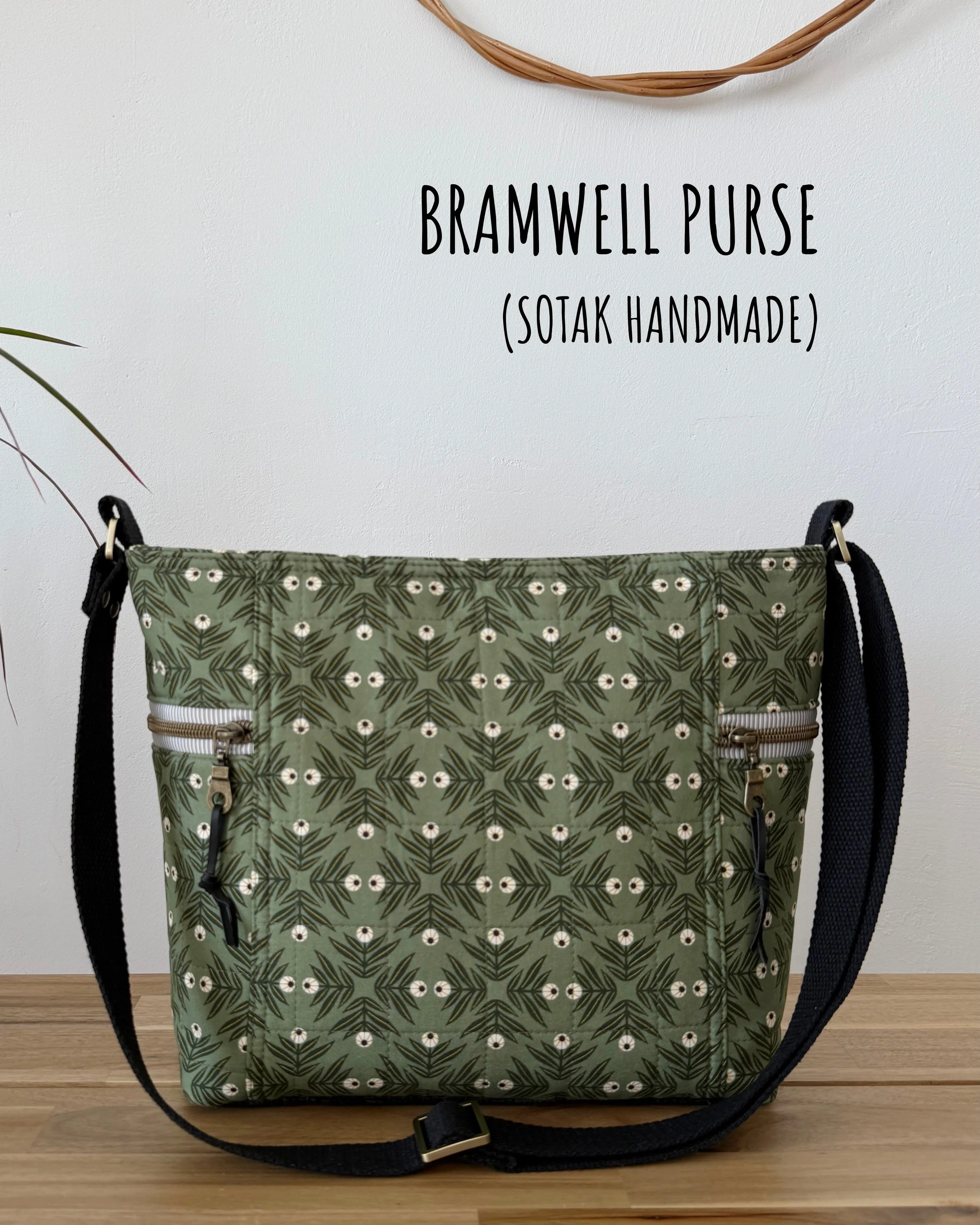 Friends, I&rsquo;m excited to share that my brand new BRAMWELL PURSE patter + video tutorial are now LIVE! Yay!

If you love bags that are both beautiful and practical, then this stylish cutie is for you 😁.

Finished size: 10&rdquo; wide on the bott