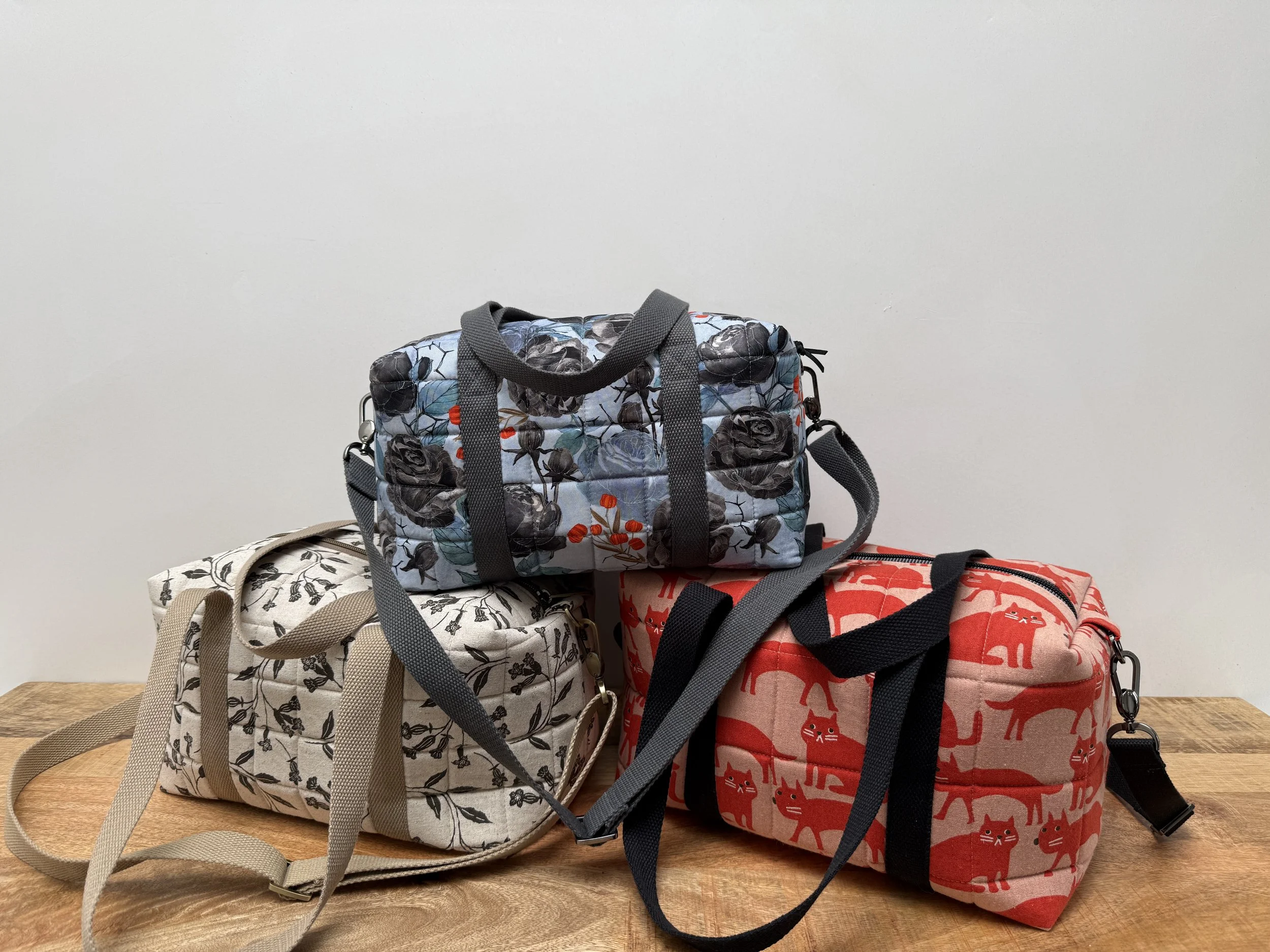 NUTMEG MINI DUFFLE (new pattern + video)