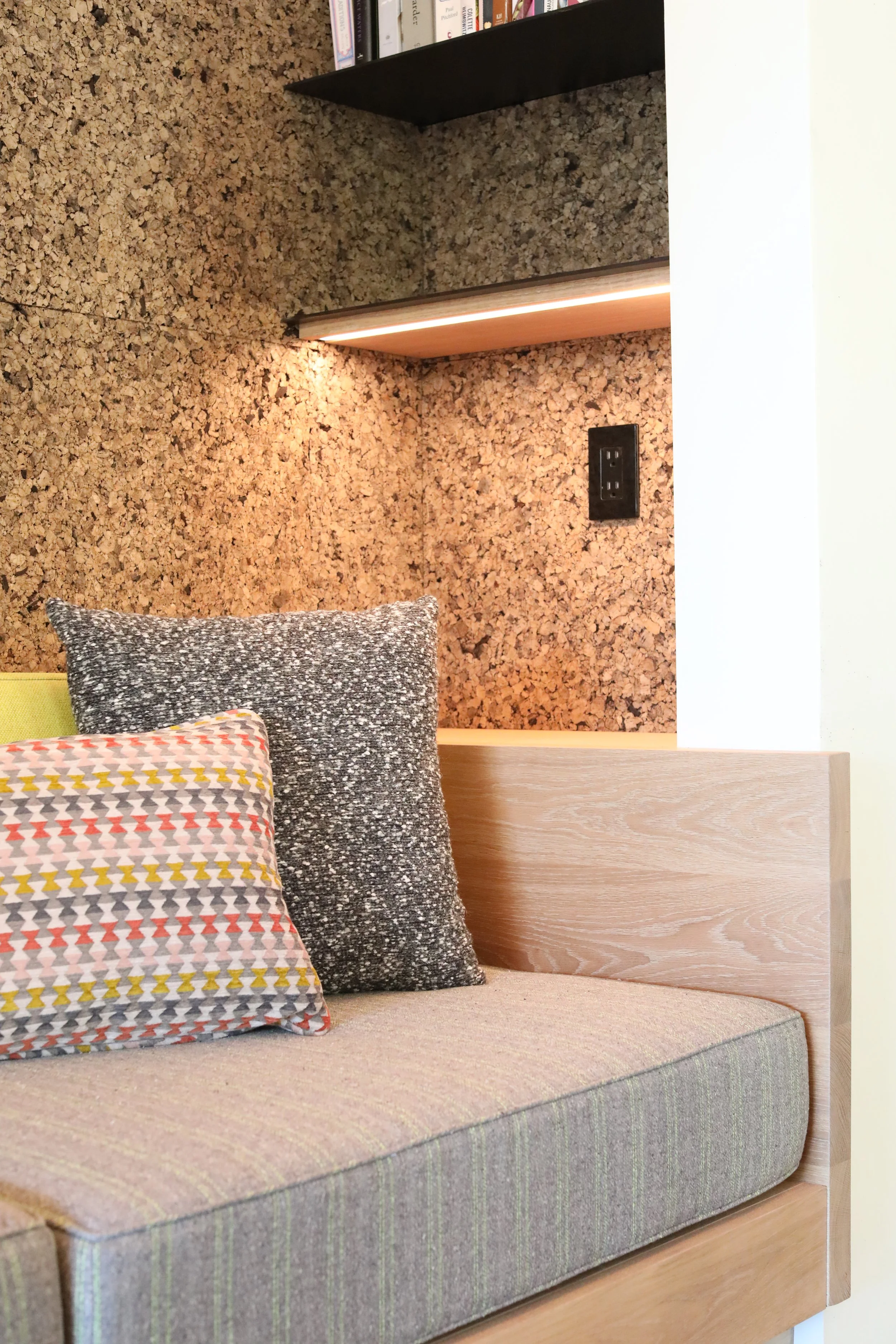 Vernacular Design Jack Decker Hudson Valley Cabinetry Builder Home Design Specific Details - 3 Kitchen Sofa.JPG