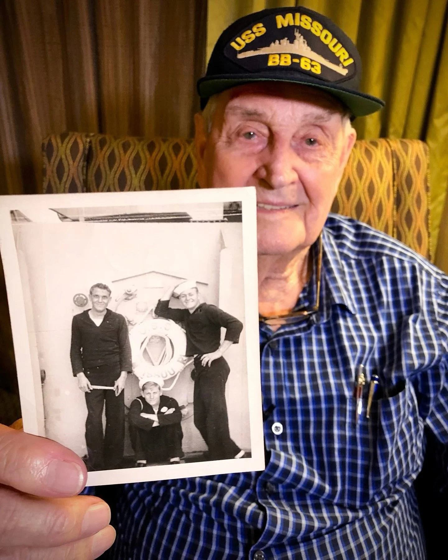 WWII ENDS 80 YEARS AGO TODAY ABOARD USS MISSOURI

As the world marks the 80th anniversary of WWII&rsquo;s end, we remember veterans like Jack Brock, who stood on the deck of the USS Missouri as Japan&rsquo;s surrender brought peace after years of glo
