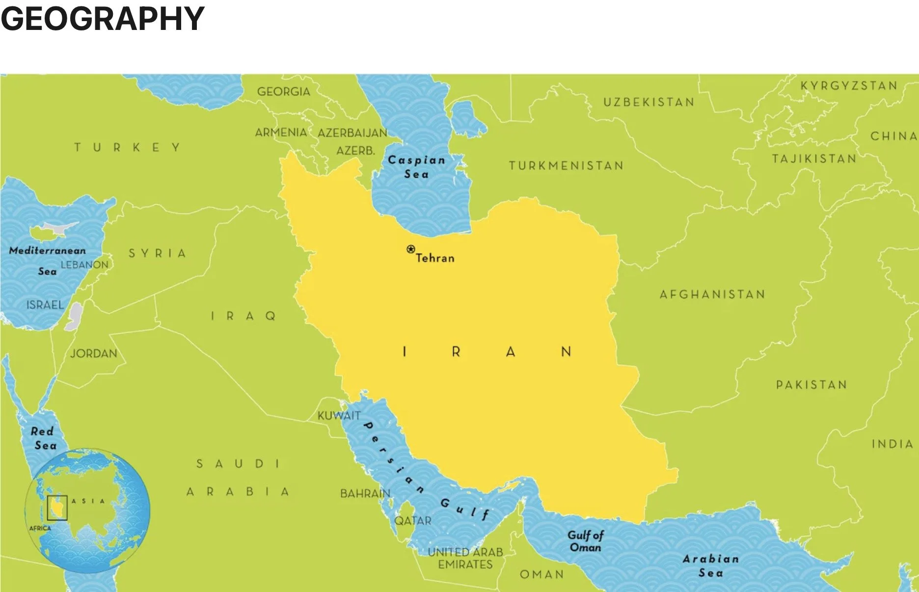 Iran History &amp; Geography