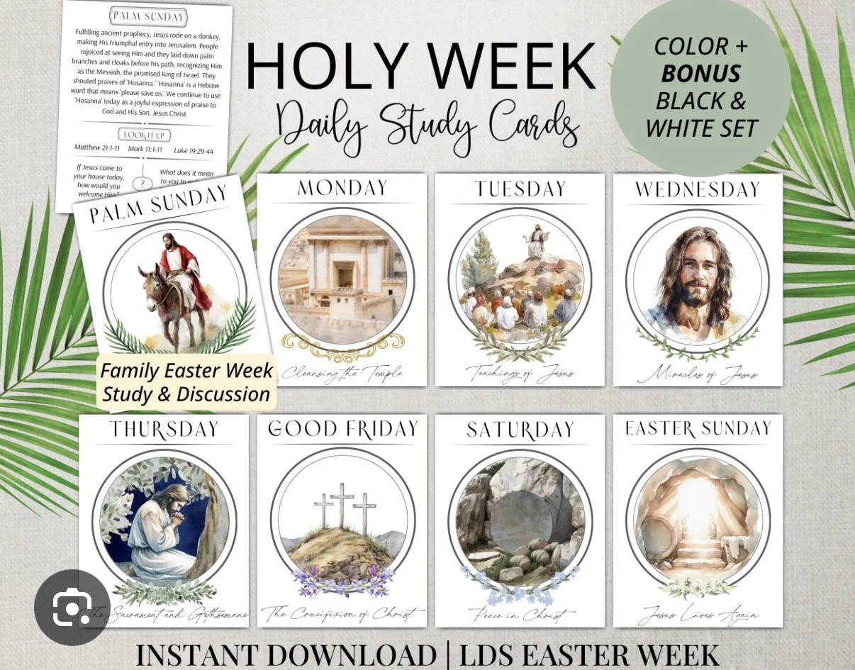 Jesus’s Last Week Ministry