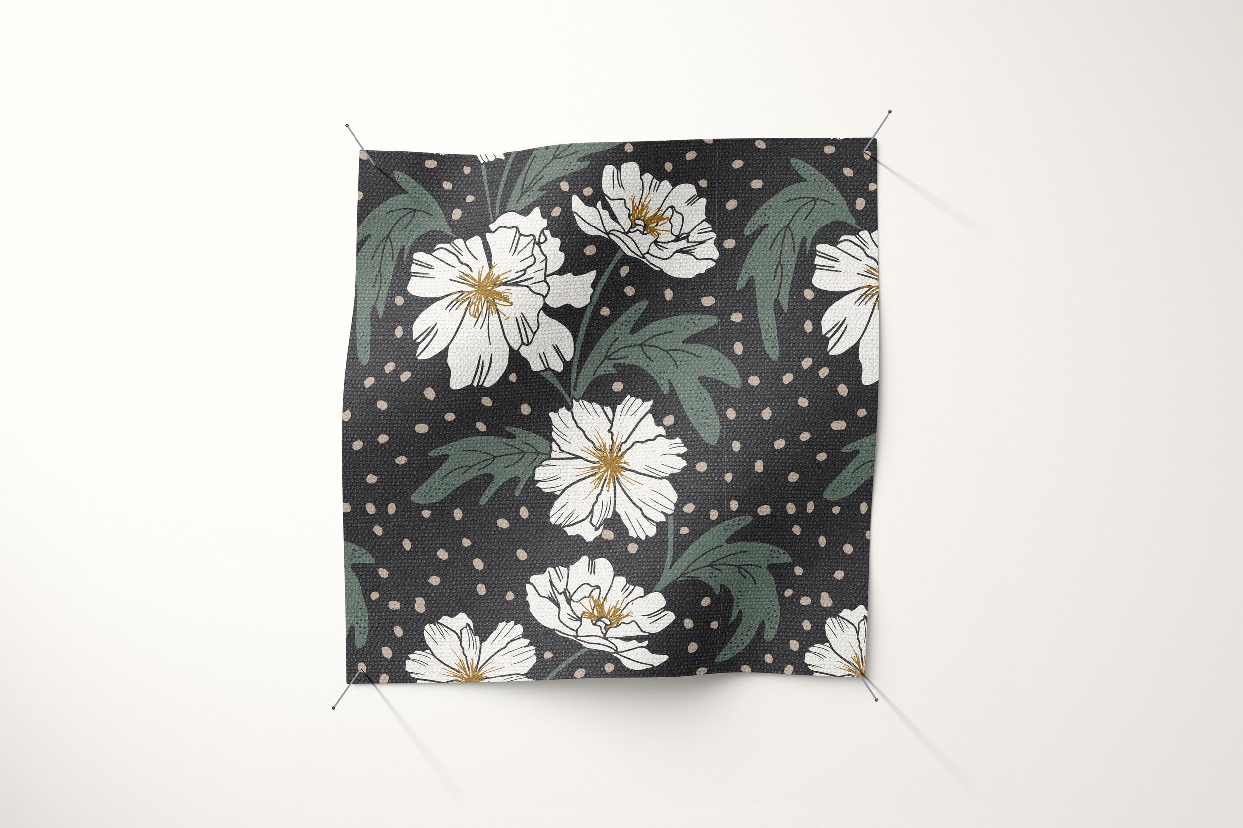 Azaleas+in+Charcoal+on+Cotton_Linen+Blend+by+Hope+Johnson.jpg