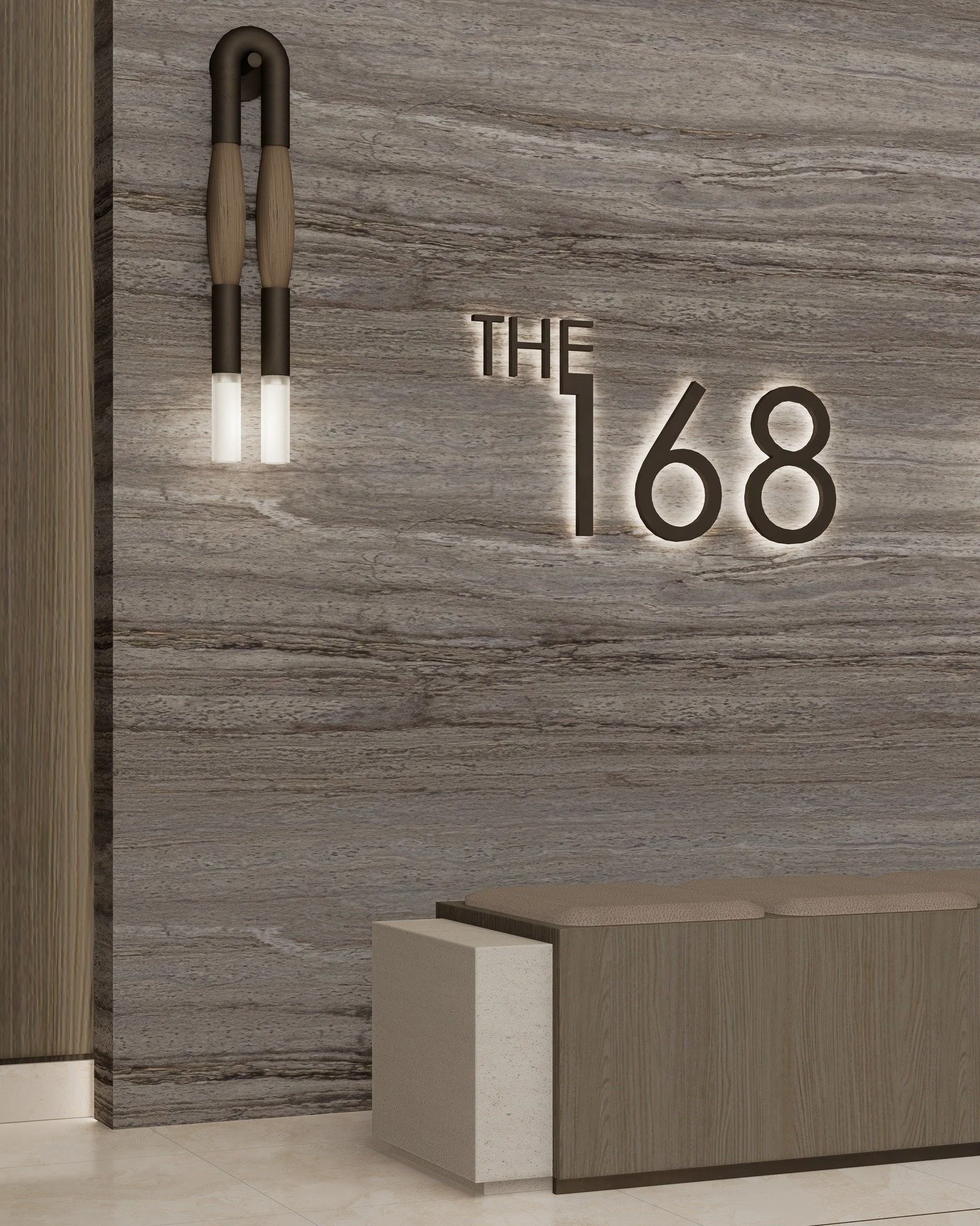 Geometry in dialogue.

#studiodidonato 
#interiordesign
#materiality 
#interiordetails 
#lobby