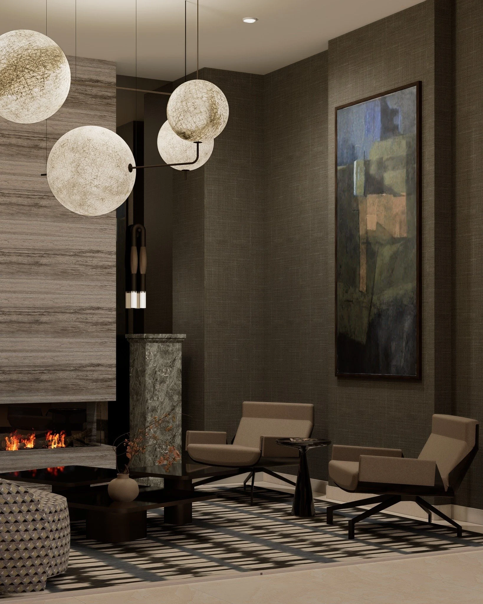 Designed for arrival. Defined by form. Elevated by material.

#studiodidonato 
#interiordesign 
#luxurydesign
#lighting
#lobby