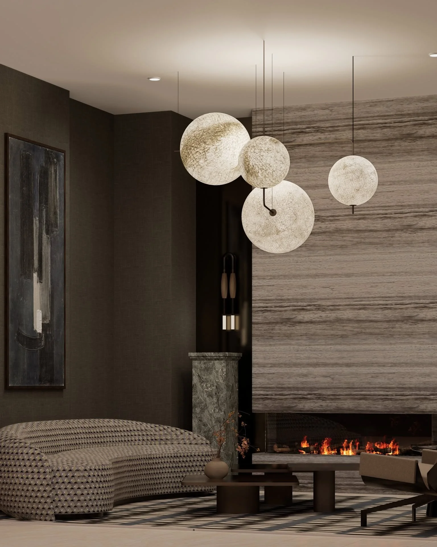 Designed for arrival. Defined by form. Elevated by material.

#studiodidonato 
#interiordesign 
#luxurydesign
#lighting
#lobby