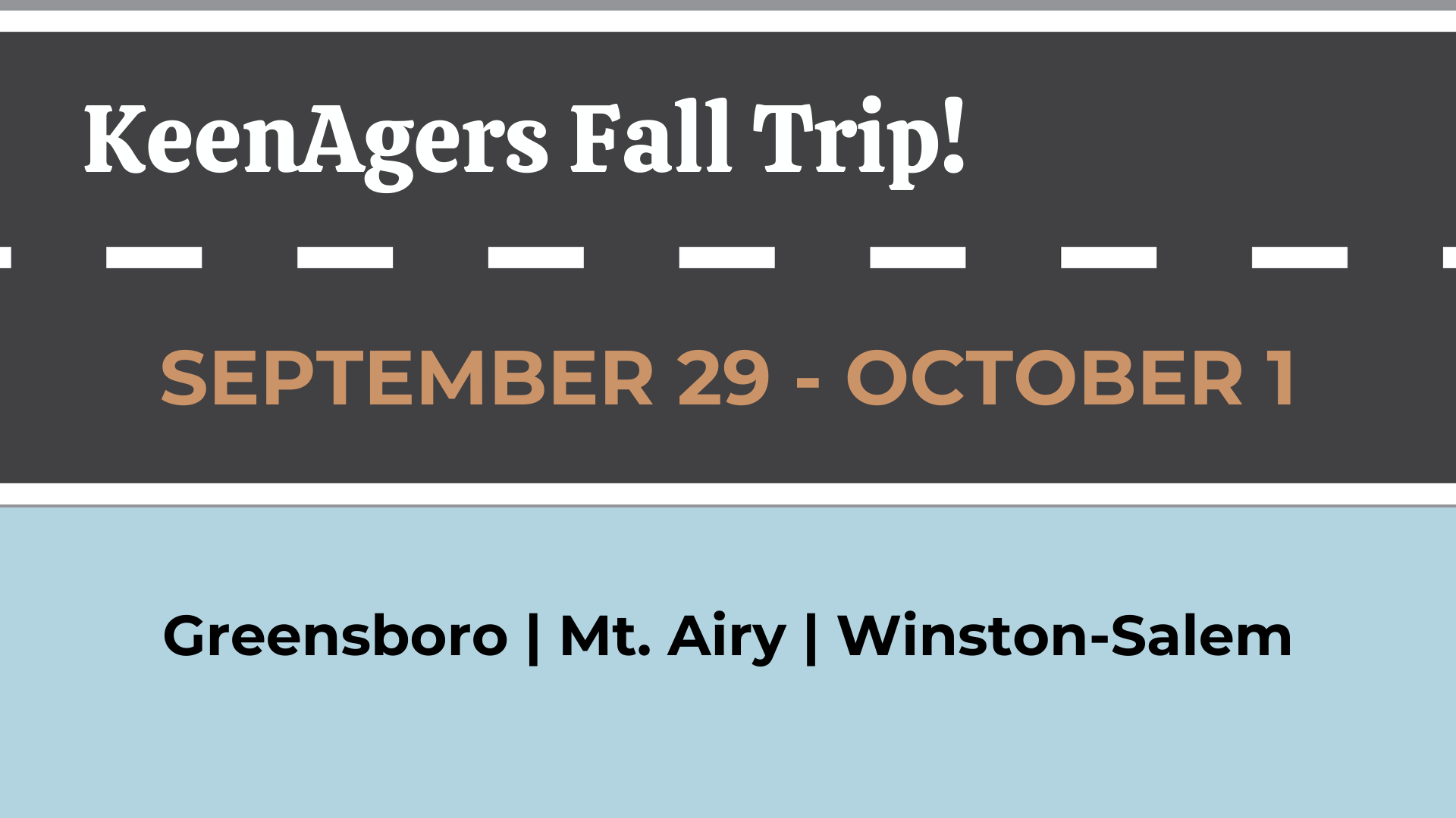 Keenagers Fall Trip