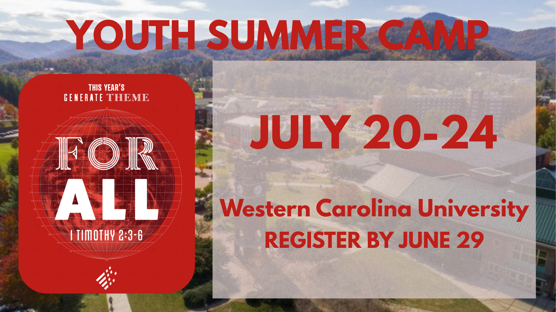 GENERATE Youth Summer Camp